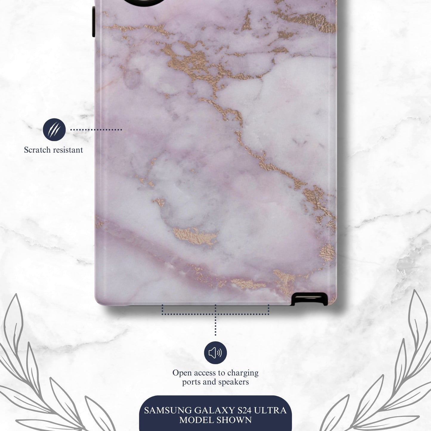 Luna Quartz - Samsung Galaxy Case Phone Case-aesthetic phone case-shockproof phone case-cute phone case-designer phone case-elegant phone case-luxury phone case-phone accessories-fashion accessory