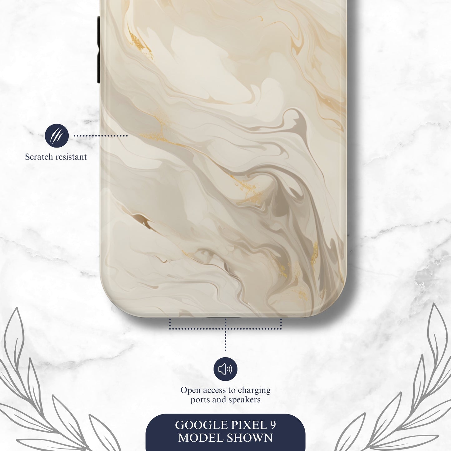 Double Cream - Google Pixel Case Phone Case-aesthetic phone case-shockproof phone case-cute phone case-designer phone case-elegant phone case-luxury phone case-phone accessories-fashion accessory