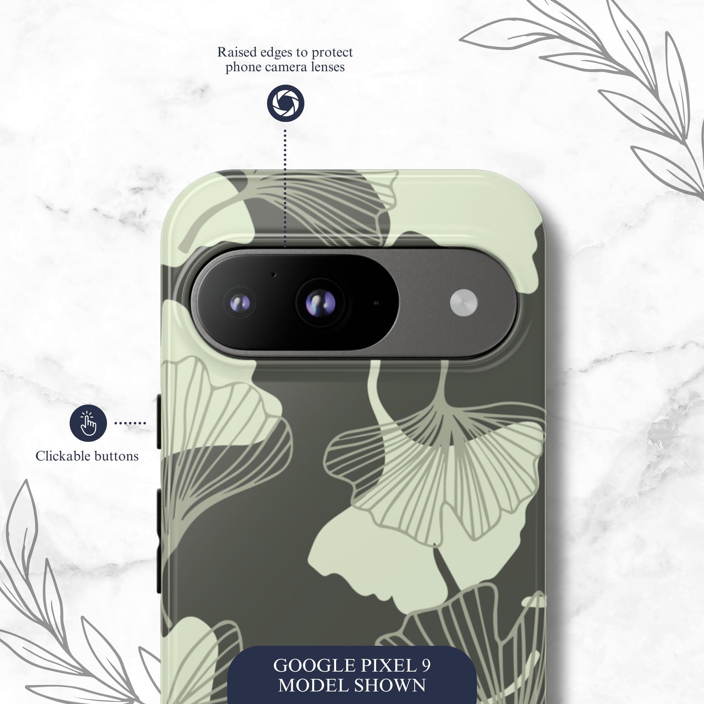 Wilted Presence - Google Pixel Case Phone Case-aesthetic phone case-shockproof phone case-cute phone case-designer phone case-elegant phone case-luxury phone case-phone accessories-fashion accessory