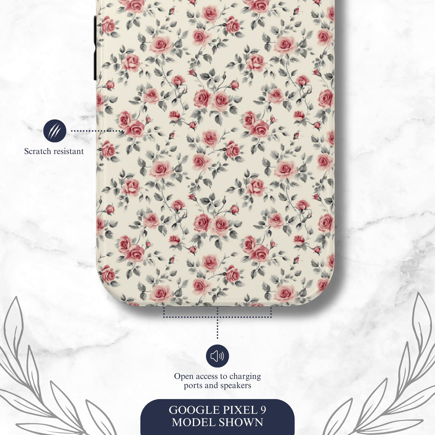 Cottage Charm - Google Pixel Case Phone Case-aesthetic phone case-shockproof phone case-cute phone case-designer phone case-elegant phone case-luxury phone case-phone accessories-fashion accessory