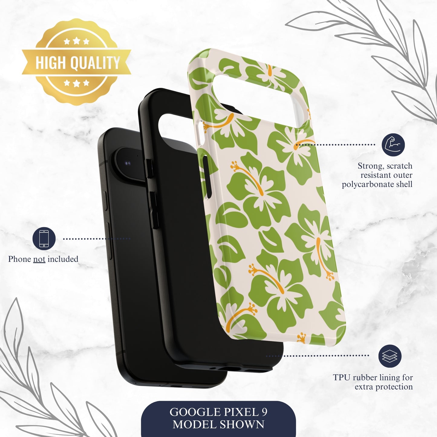 Blossom Bay - Google Pixel Case Phone Case-aesthetic phone case-shockproof phone case-cute phone case-designer phone case-elegant phone case-luxury phone case-phone accessories-fashion accessory