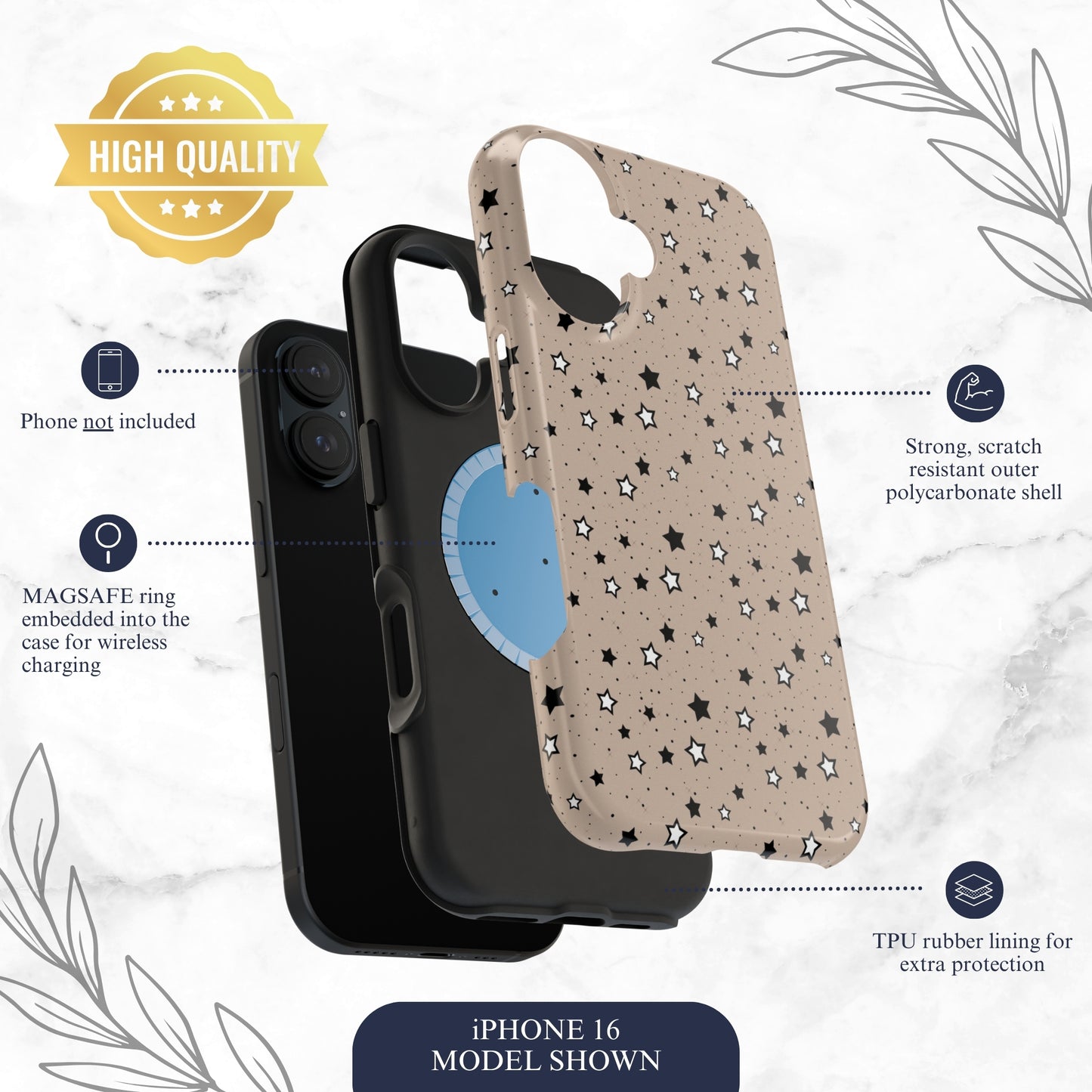 Stargazer - Magsafe iPhone Case Phone Case-aesthetic phone case-shockproof phone case-cute phone case-designer phone case-elegant phone case-luxury phone case-phone accessories-fashion accessory