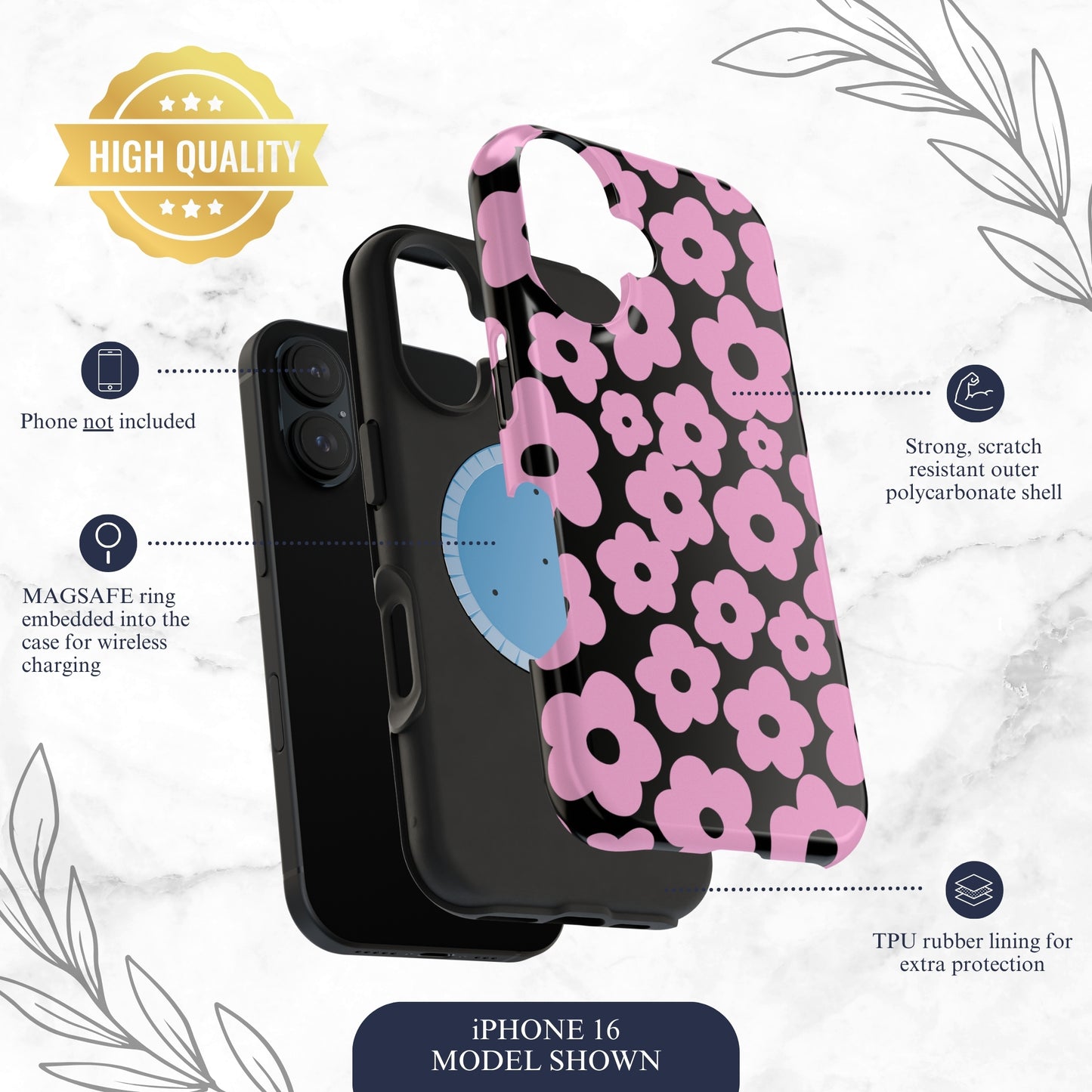 Drama Chaser - Magsafe iPhone Case Phone Case-aesthetic phone case-shockproof phone case-cute phone case-designer phone case-elegant phone case-luxury phone case-phone accessories-fashion accessory