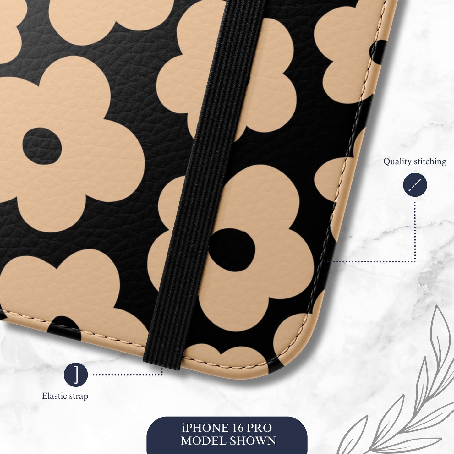 Muse - iPhone Flip Case Wallet, Leather Folio Case Phone Case-aesthetic phone case-shockproof phone case-cute phone case-designer phone case-elegant phone case-luxury phone case-phone accessories-fashion accessory
