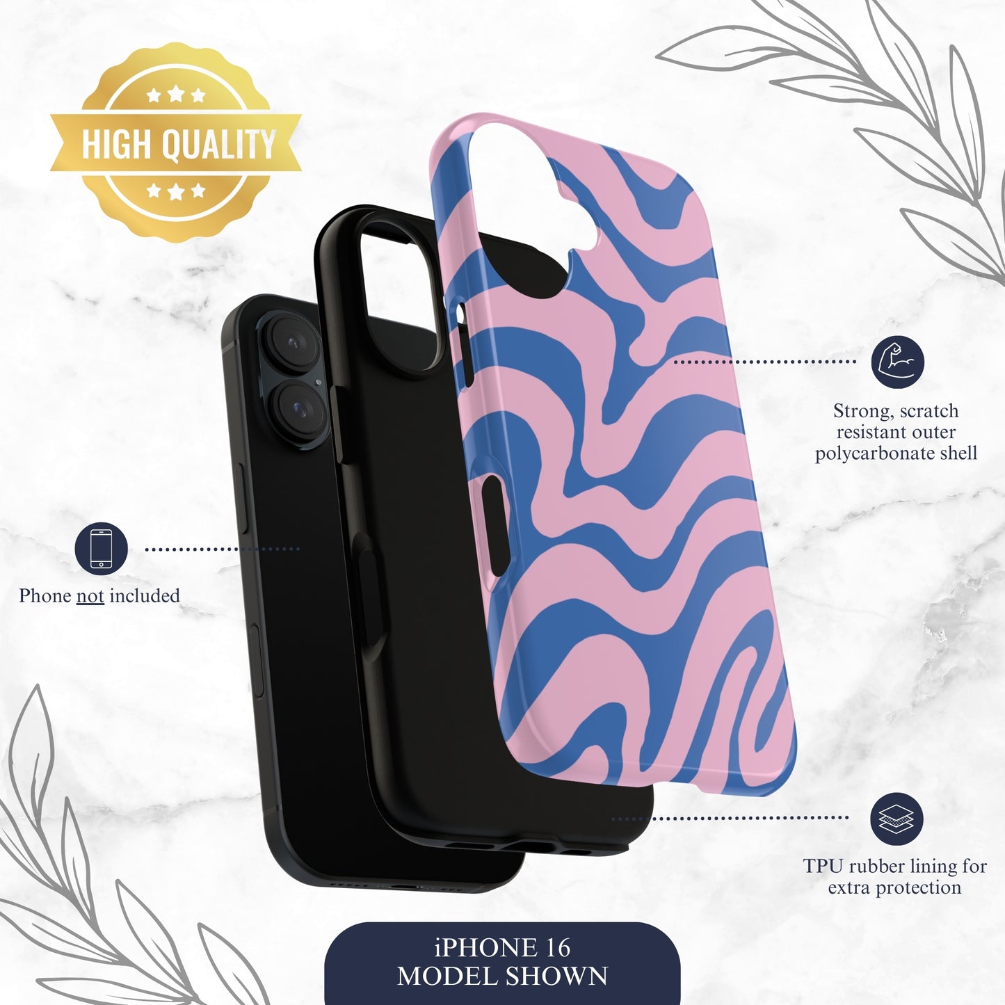 Vibe Check - iPhone Case Phone Case-aesthetic phone case-shockproof phone case-cute phone case-designer phone case-elegant phone case-luxury phone case-phone accessories-fashion accessory