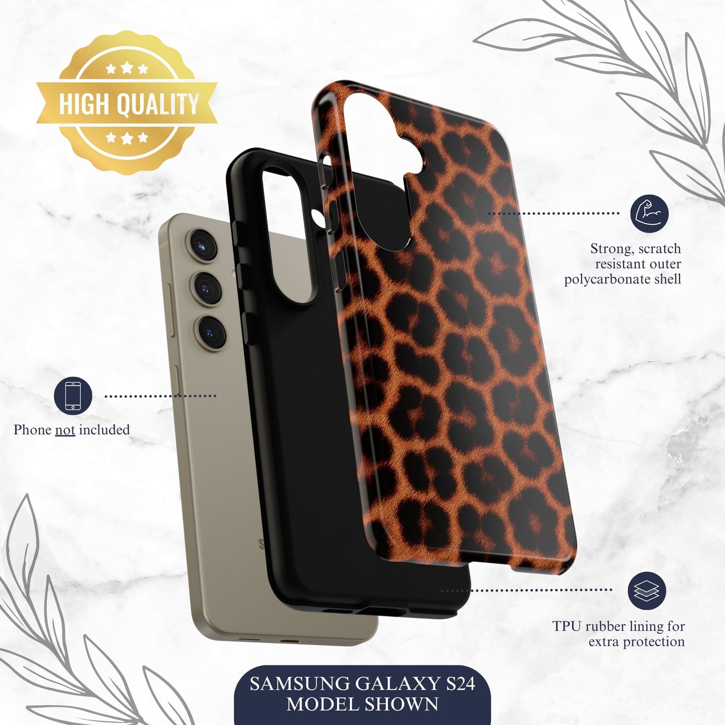 Animal Allure - Samsung Galaxy Case Phone Case-aesthetic phone case-shockproof phone case-cute phone case-designer phone case-elegant phone case-luxury phone case-phone accessories-fashion accessory