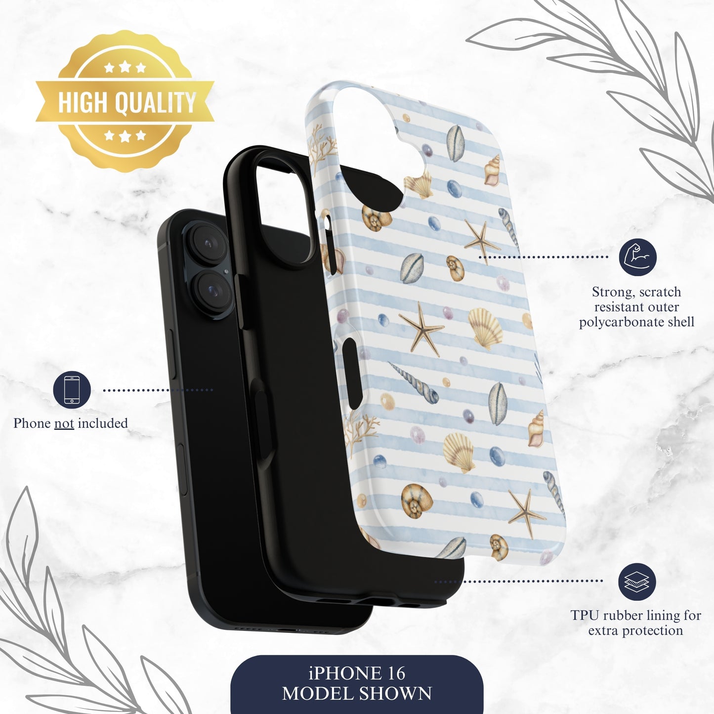 Beach Girl - iPhone Case Phone Case-aesthetic phone case-shockproof phone case-cute phone case-designer phone case-elegant phone case-luxury phone case-phone accessories-fashion accessory