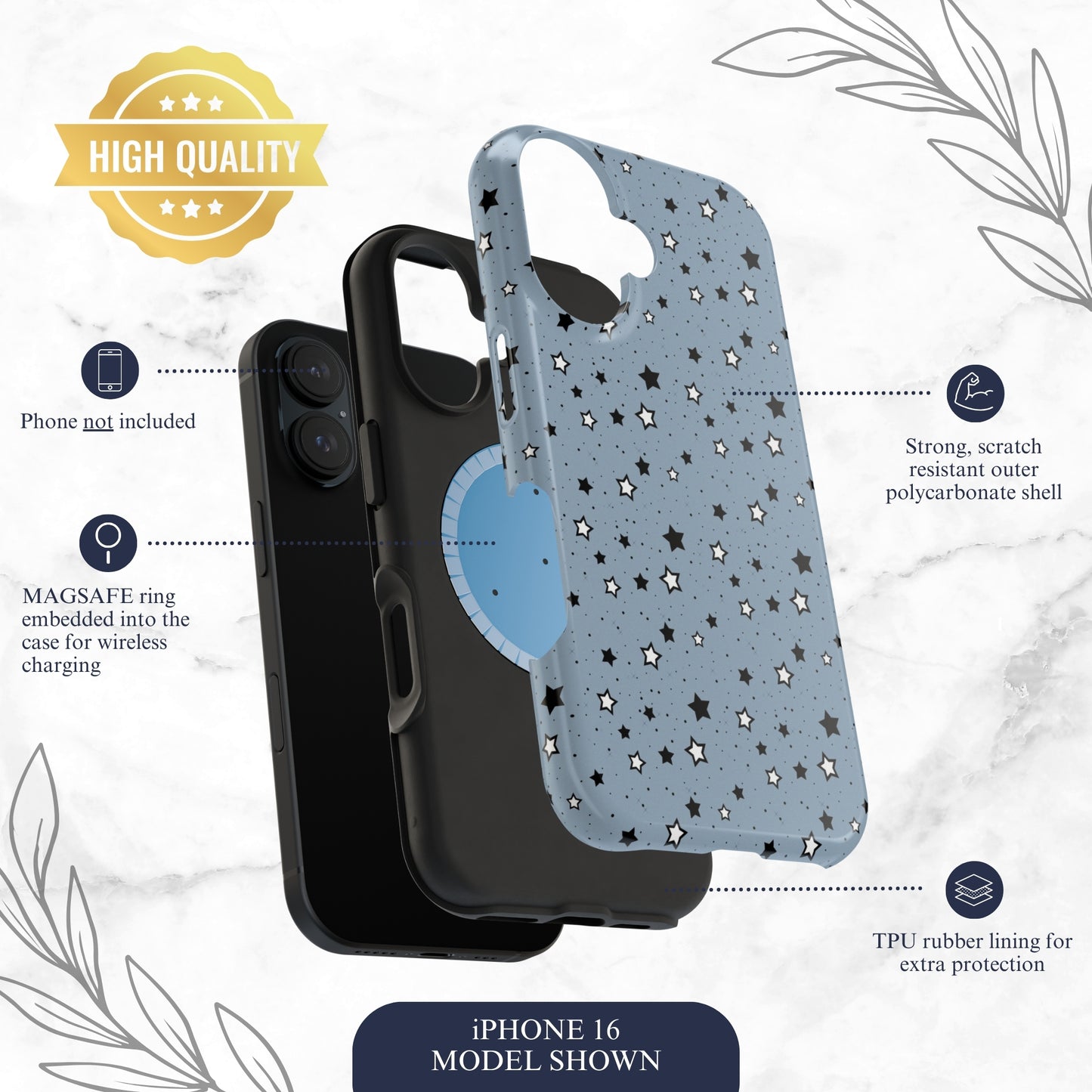 Constellation - Magsafe iPhone Case Phone Case-aesthetic phone case-shockproof phone case-cute phone case-designer phone case-elegant phone case-luxury phone case-phone accessories-fashion accessory