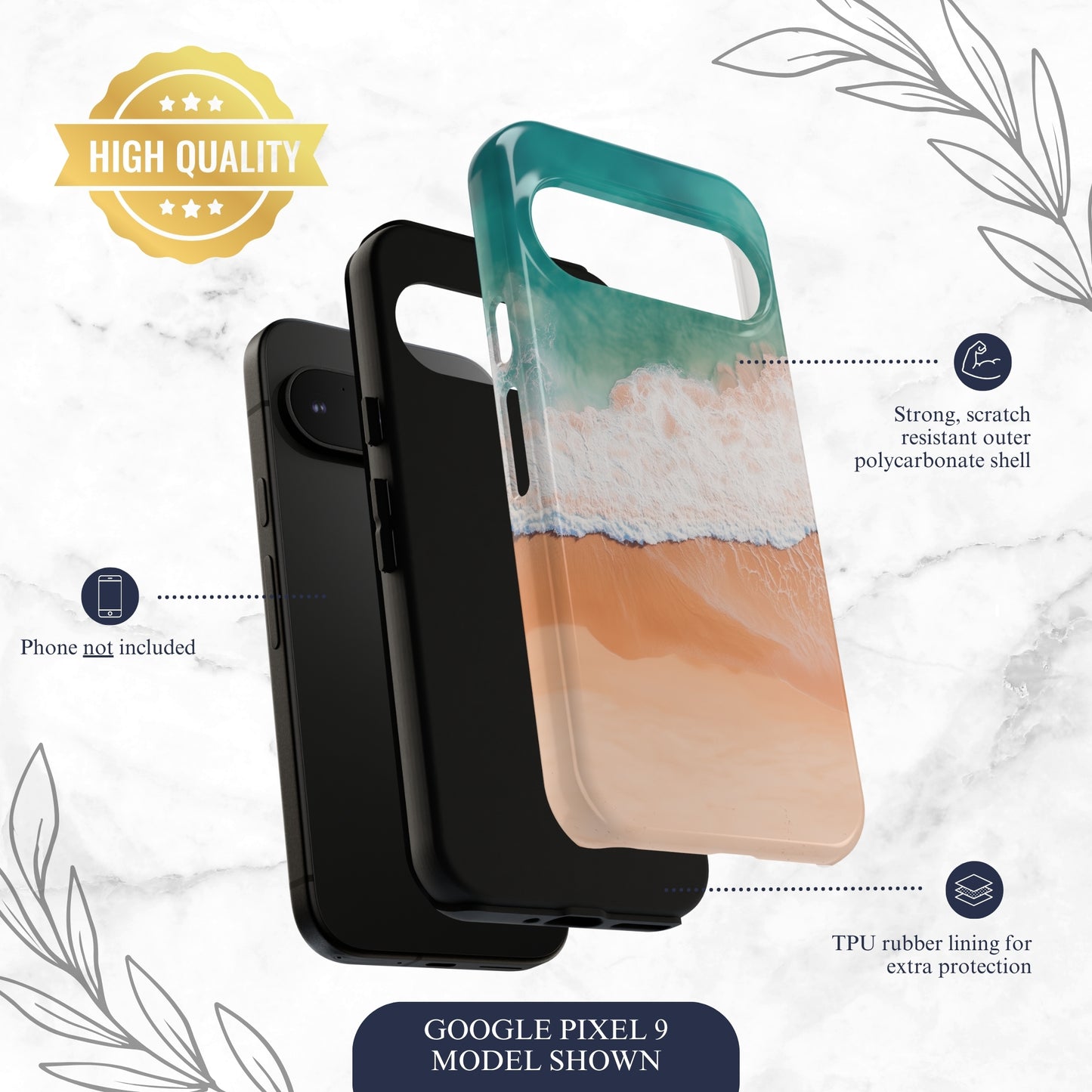Tide - Google Pixel Case Phone Case-aesthetic phone case-shockproof phone case-cute phone case-designer phone case-elegant phone case-luxury phone case-phone accessories-fashion accessory
