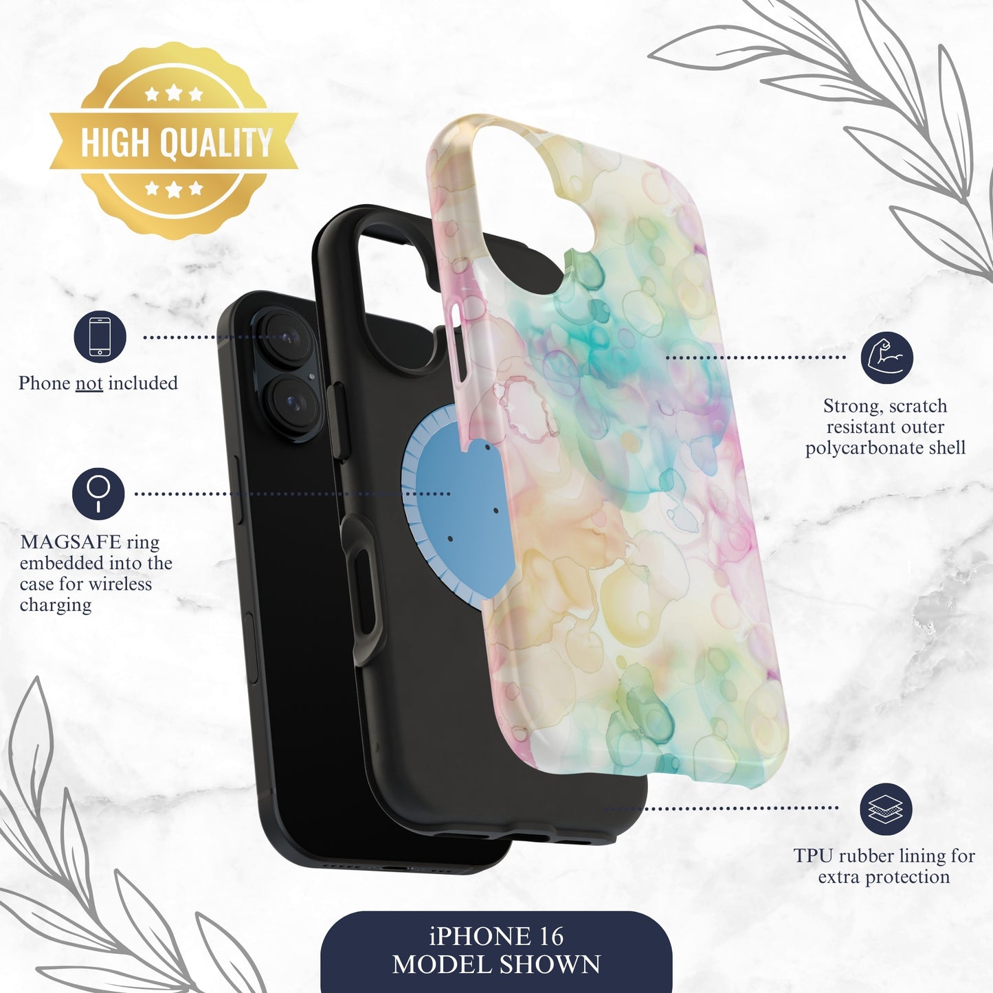 Bubble Bath - Magsafe iPhone Case Phone Case-aesthetic phone case-shockproof phone case-cute phone case-designer phone case-elegant phone case-luxury phone case-phone accessories-fashion accessory