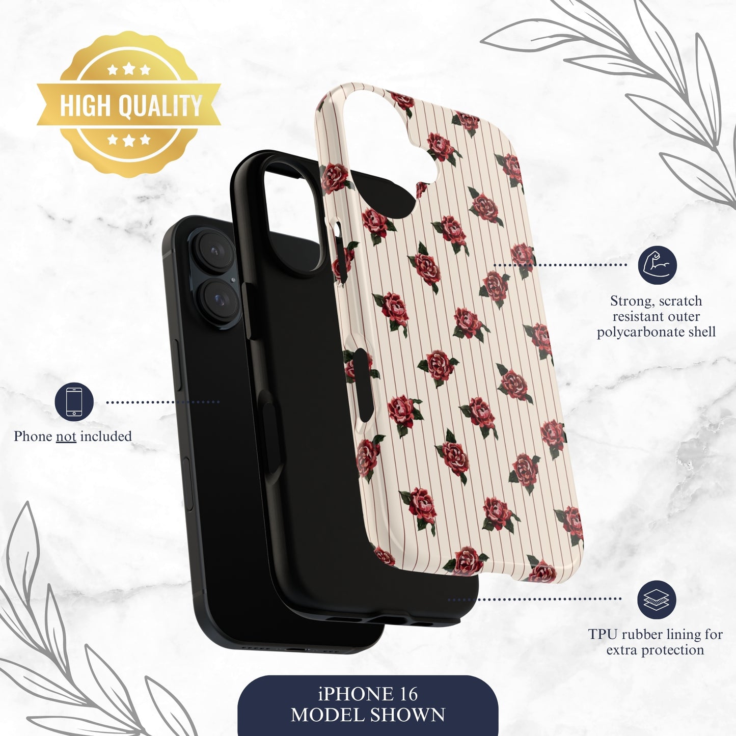 Afternoon Affair - iPhone Case Phone Case-aesthetic phone case-shockproof phone case-cute phone case-designer phone case-elegant phone case-luxury phone case-phone accessories-fashion accessory