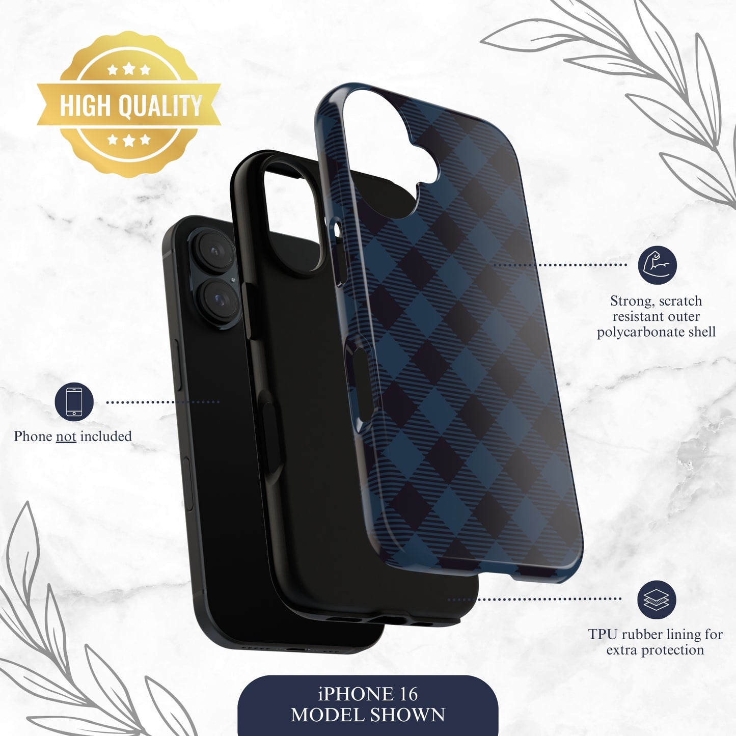 Denim Jeans - iPhone Case Phone Case-aesthetic phone case-shockproof phone case-cute phone case-designer phone case-elegant phone case-luxury phone case-phone accessories-fashion accessory