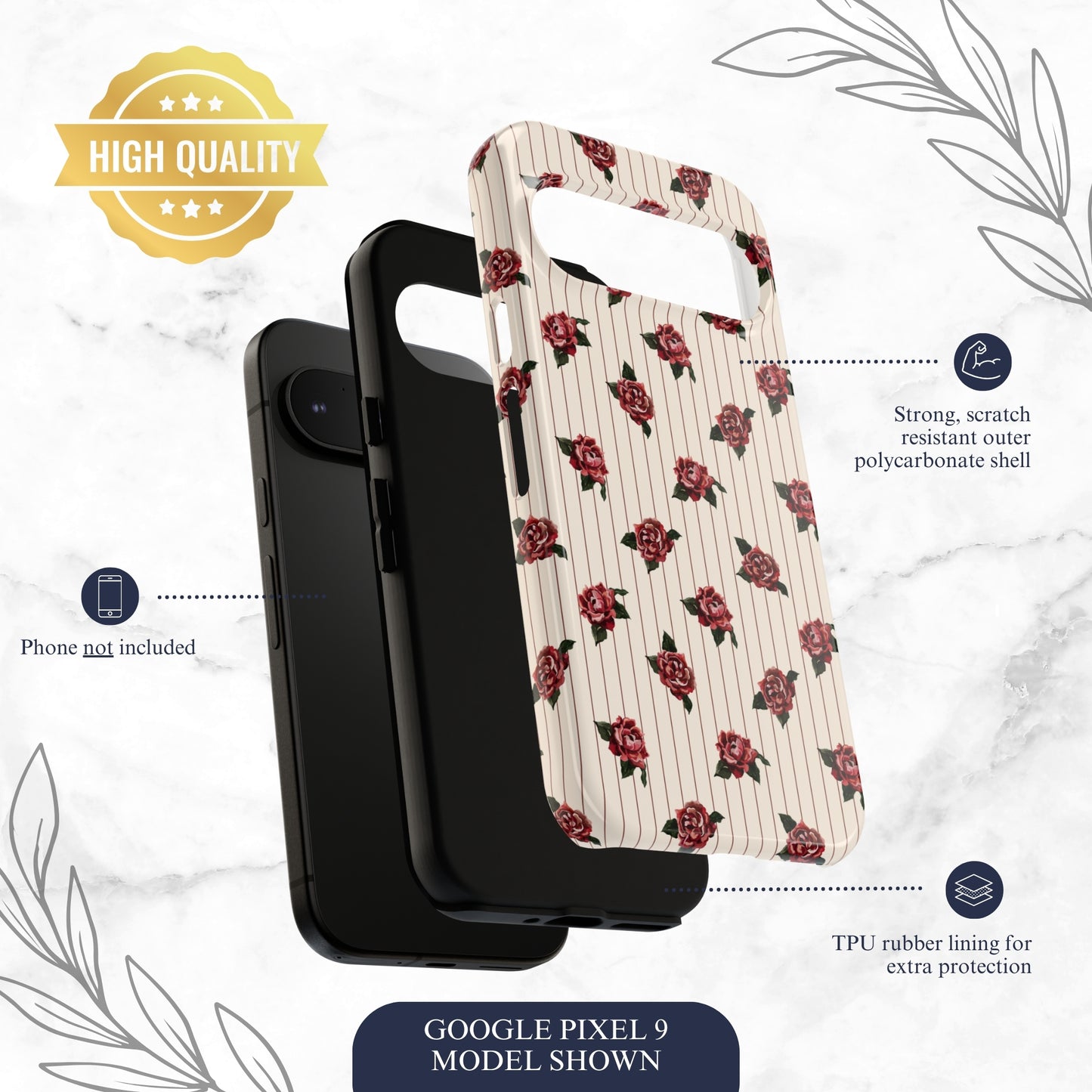 Afternoon Affair - Google Pixel Case Phone Case-aesthetic phone case-shockproof phone case-cute phone case-designer phone case-elegant phone case-luxury phone case-phone accessories-fashion accessory