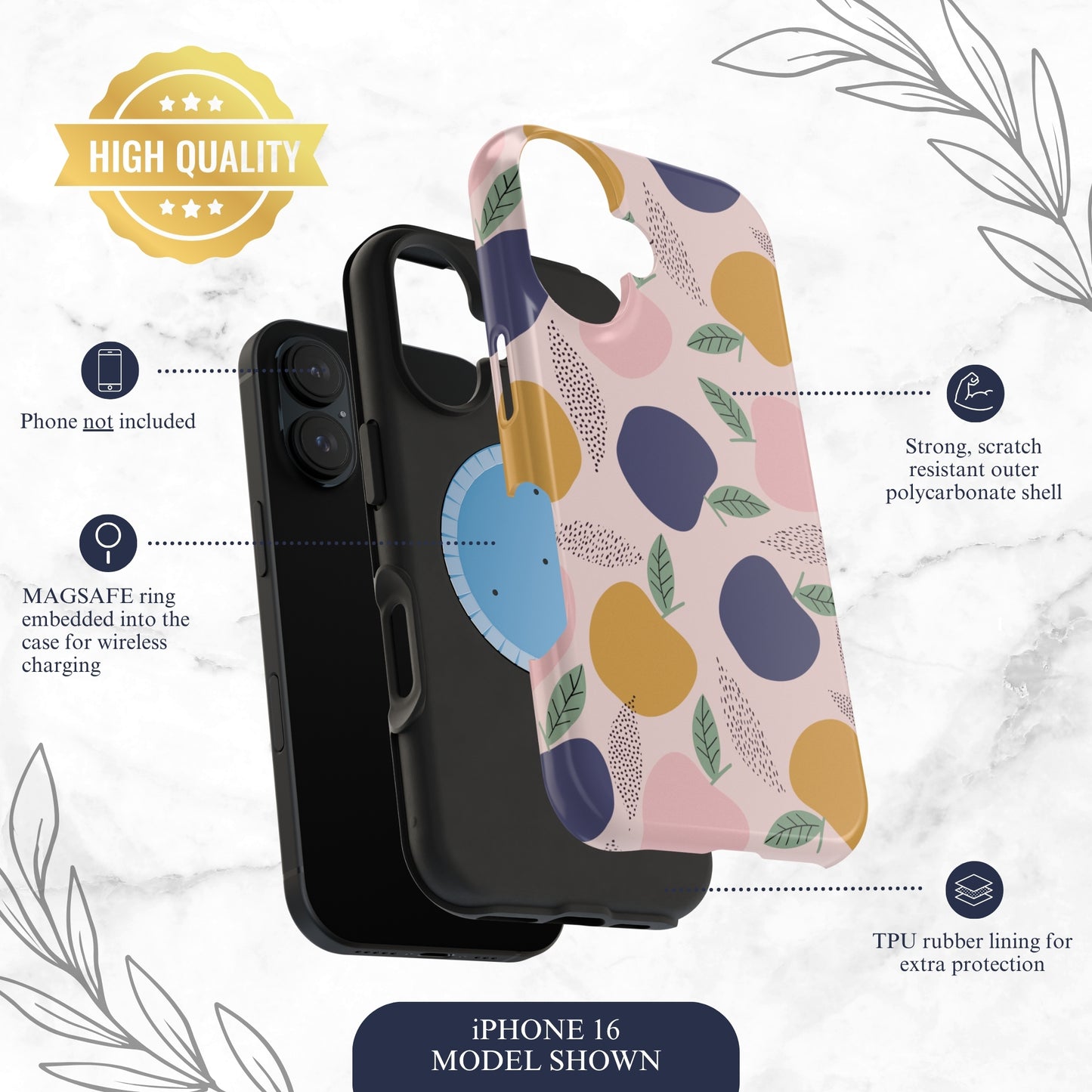 Sunday Market - Magsafe iPhone Case Phone Case-aesthetic phone case-shockproof phone case-cute phone case-designer phone case-elegant phone case-luxury phone case-phone accessories-fashion accessory