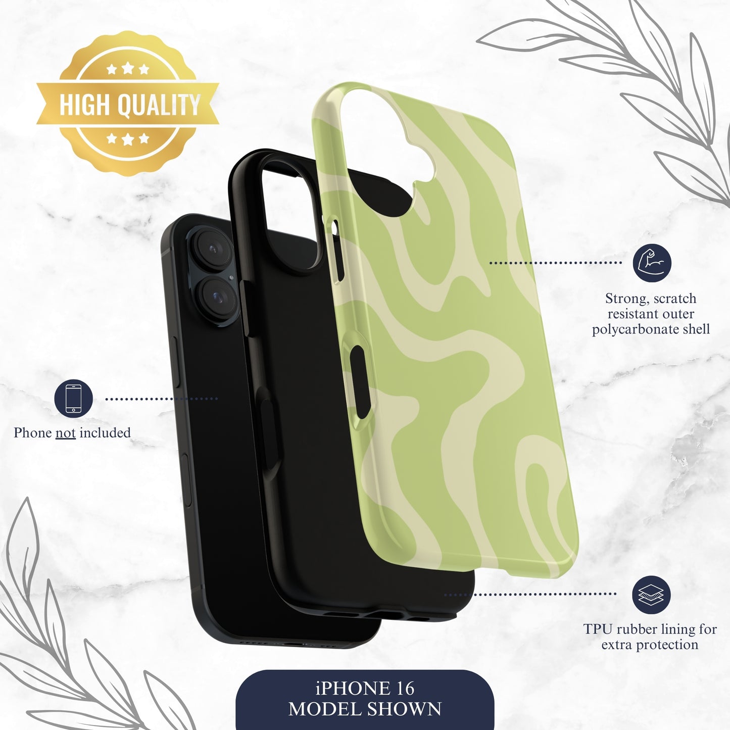 Fresh Feeling - iPhone Case Phone Case-aesthetic phone case-shockproof phone case-cute phone case-designer phone case-elegant phone case-luxury phone case-phone accessories-fashion accessory