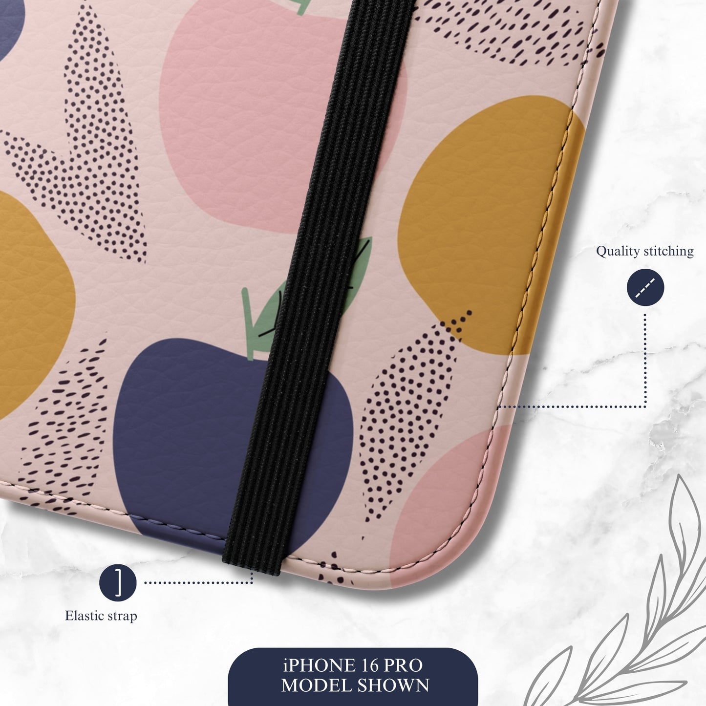 Sunday Market - iPhone Flip Case Wallet, Leather Folio Case Phone Case-aesthetic phone case-shockproof phone case-cute phone case-designer phone case-elegant phone case-luxury phone case-phone accessories-fashion accessory