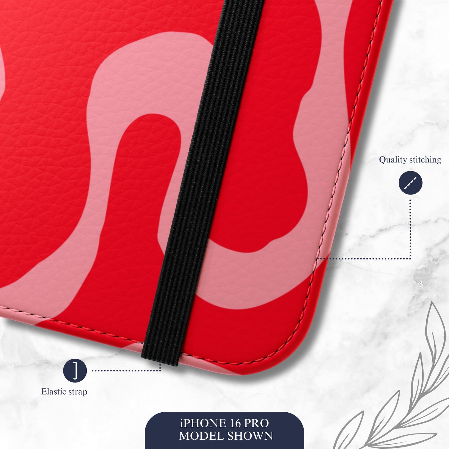 Afterglow - iPhone Flip Case Wallet, Leather Folio Case Phone Case-aesthetic phone case-shockproof phone case-cute phone case-designer phone case-elegant phone case-luxury phone case-phone accessories-fashion accessory
