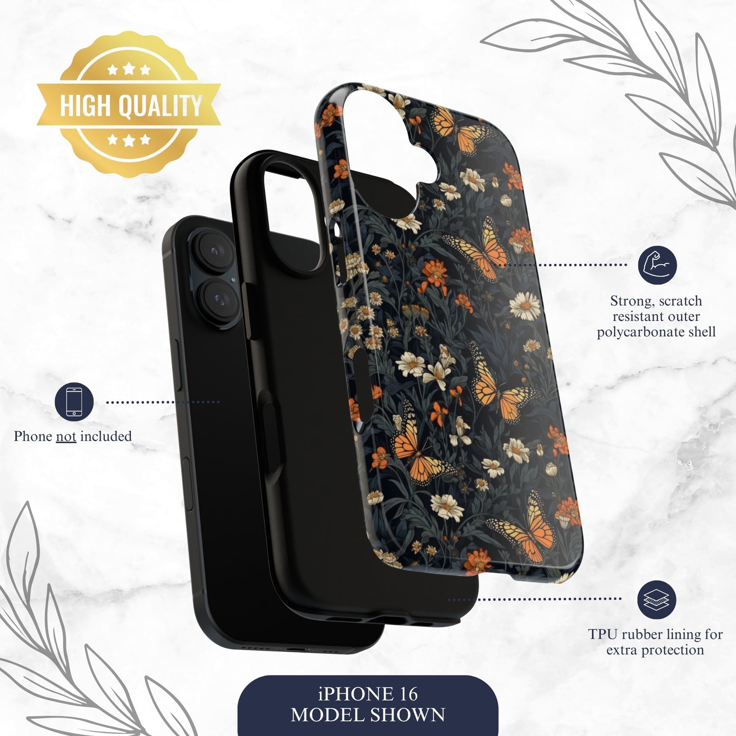 Enchanted - iPhone Case Phone Case-aesthetic phone case-shockproof phone case-cute phone case-designer phone case-elegant phone case-luxury phone case-phone accessories-fashion accessory