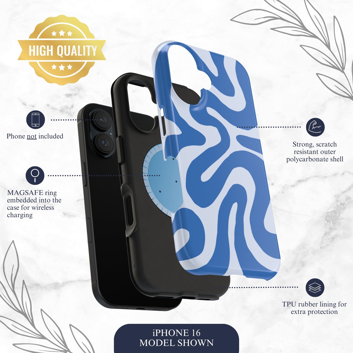 Daydream - Magsafe iPhone Case Phone Case-aesthetic phone case-shockproof phone case-cute phone case-designer phone case-elegant phone case-luxury phone case-phone accessories-fashion accessory