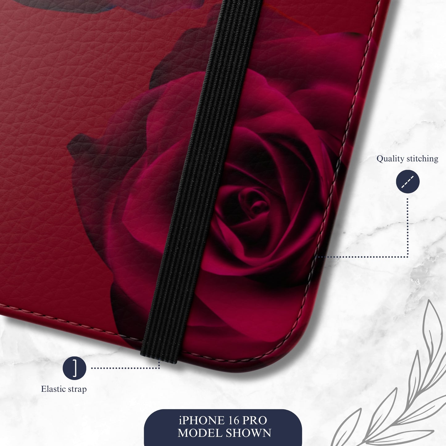 Bold Beauty - iPhone Flip Case Wallet, Leather Folio Case Phone Case-aesthetic phone case-shockproof phone case-cute phone case-designer phone case-elegant phone case-luxury phone case-phone accessories-fashion accessory