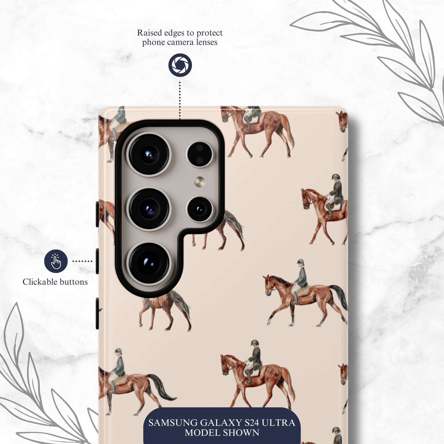 Graceful Gallop - Samsung Galaxy Case Phone Case-aesthetic phone case-shockproof phone case-cute phone case-designer phone case-elegant phone case-luxury phone case-phone accessories-fashion accessory