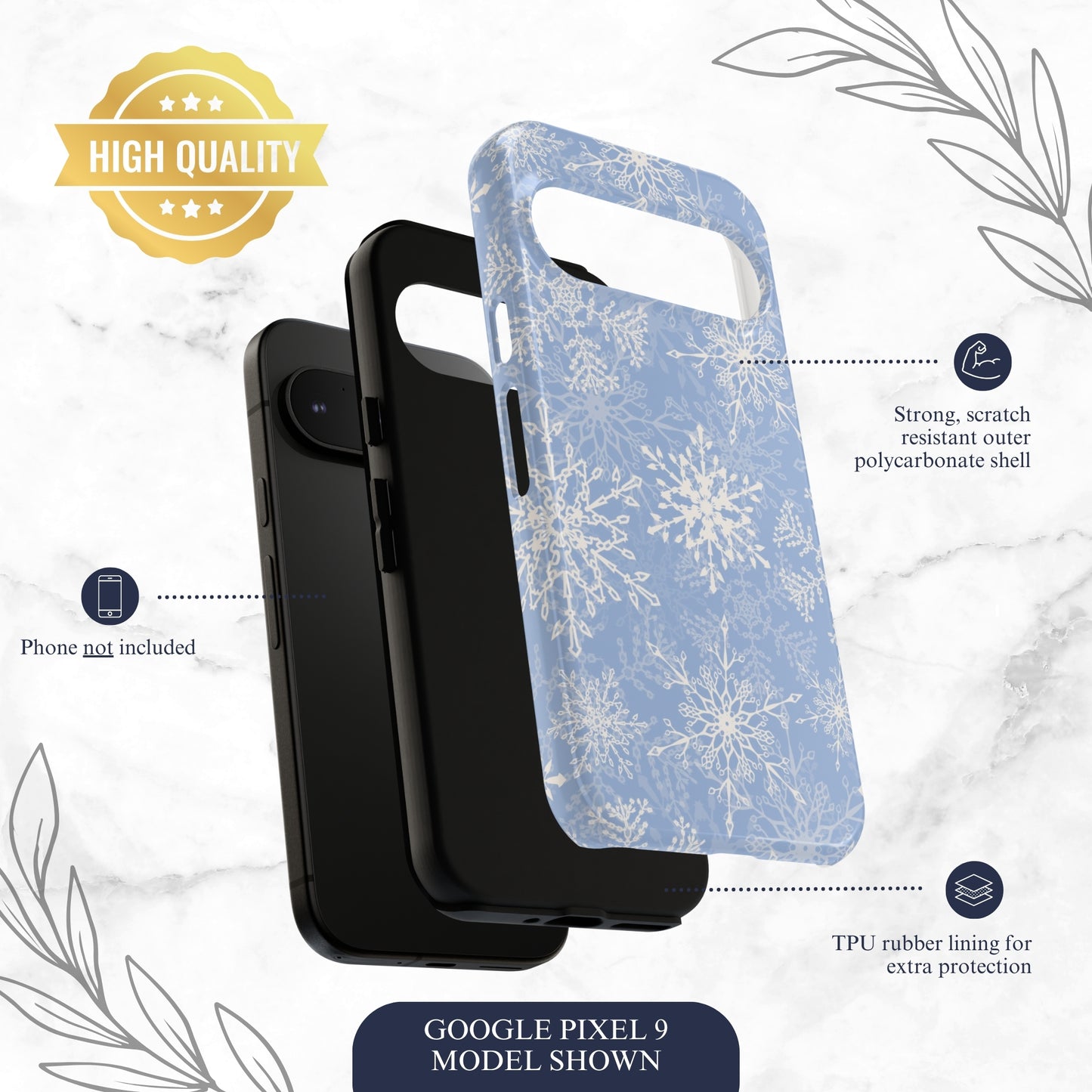 Winter Kiss - Google Pixel Case Phone Case-aesthetic phone case-shockproof phone case-cute phone case-designer phone case-elegant phone case-luxury phone case-phone accessories-fashion accessory