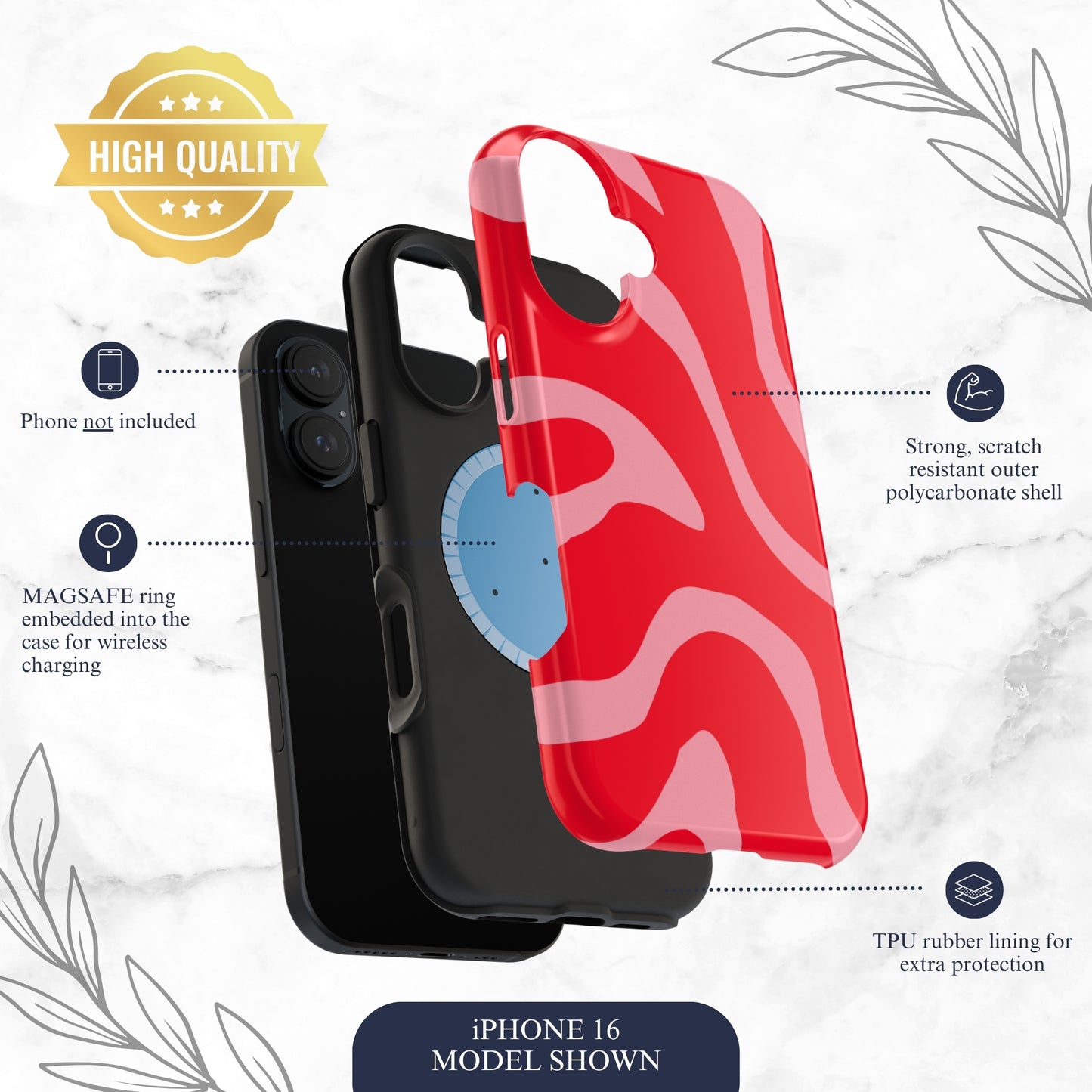 Afterglow - Magsafe iPhone Case Phone Case-aesthetic phone case-shockproof phone case-cute phone case-designer phone case-elegant phone case-luxury phone case-phone accessories-fashion accessory