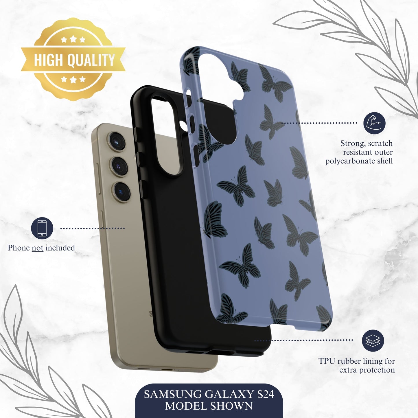 After Dark - Samsung Galaxy Case Phone Case-aesthetic phone case-shockproof phone case-cute phone case-designer phone case-elegant phone case-luxury phone case-phone accessories-fashion accessory