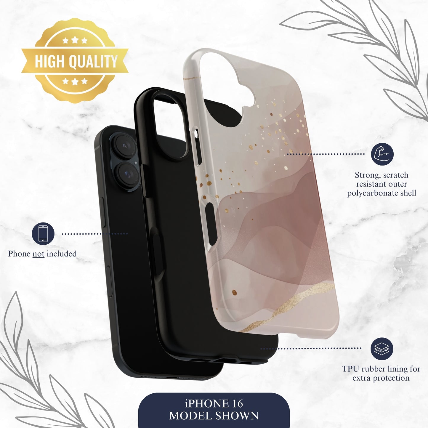 Mirage - iPhone Case Phone Case-aesthetic phone case-shockproof phone case-cute phone case-designer phone case-elegant phone case-luxury phone case-phone accessories-fashion accessory