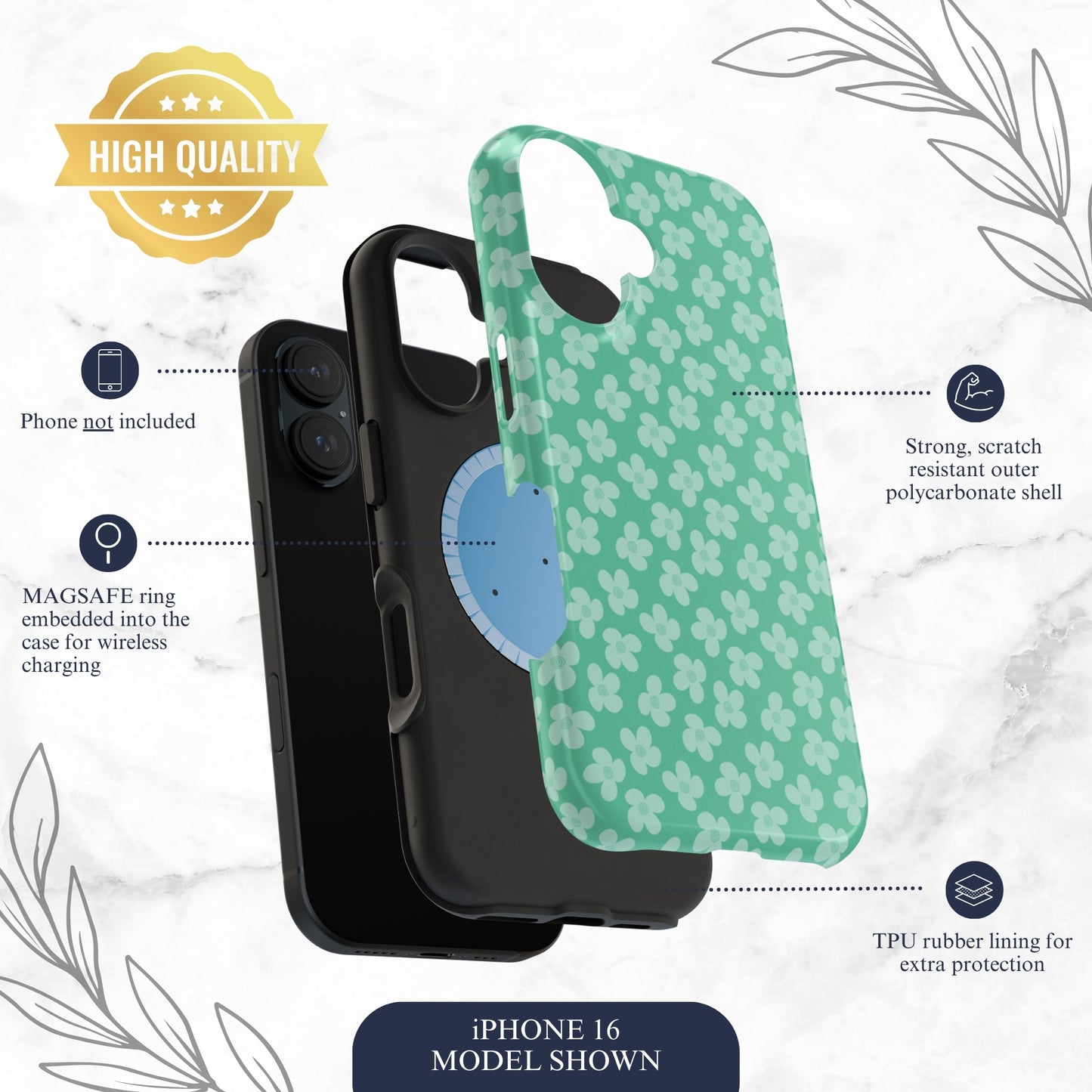 Dewdrop - Magsafe iPhone Case Phone Case-aesthetic phone case-shockproof phone case-cute phone case-designer phone case-elegant phone case-luxury phone case-phone accessories-fashion accessory