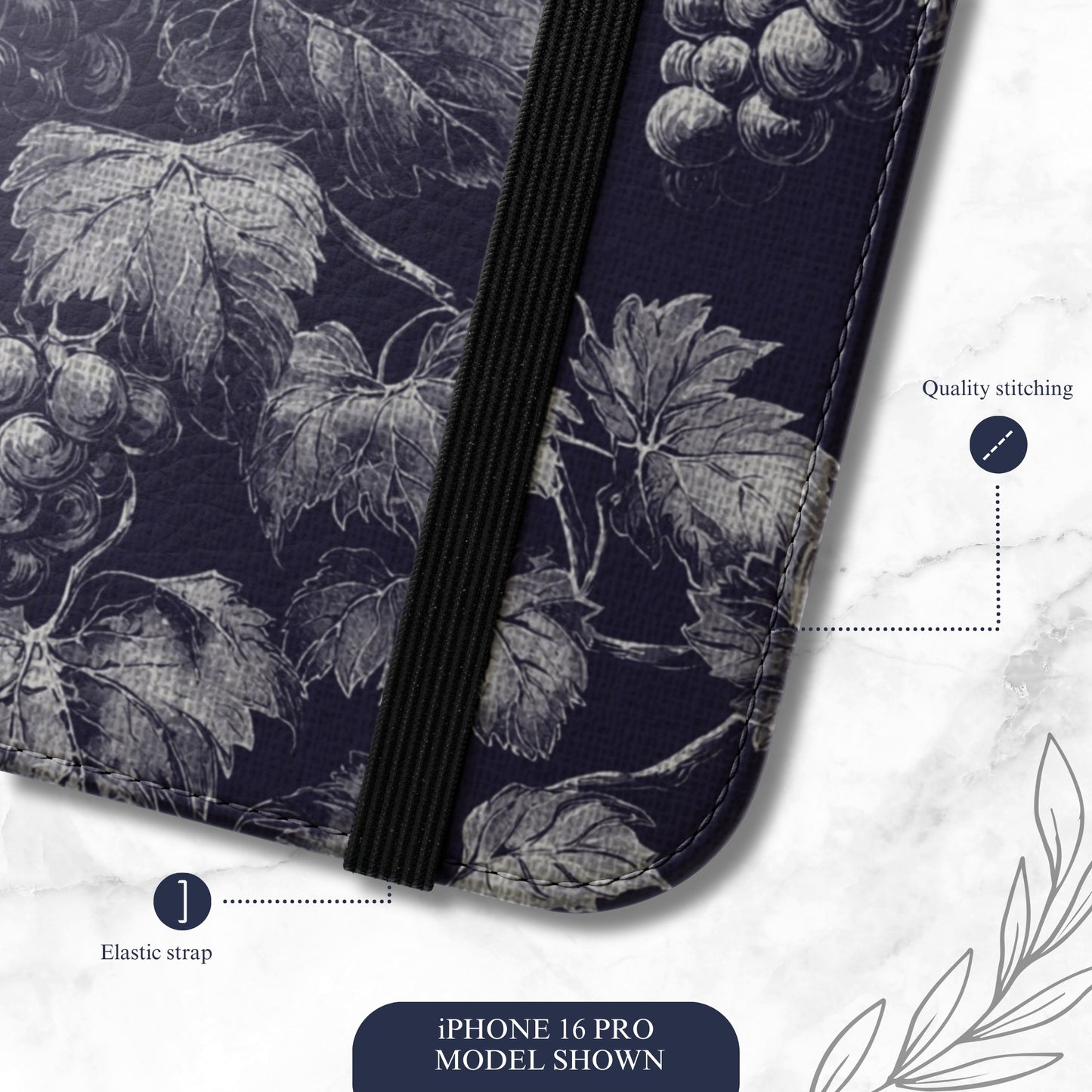 Orchard - iPhone Flip Case Wallet, Leather Folio Case Phone Case-aesthetic phone case-shockproof phone case-cute phone case-designer phone case-elegant phone case-luxury phone case-phone accessories-fashion accessory