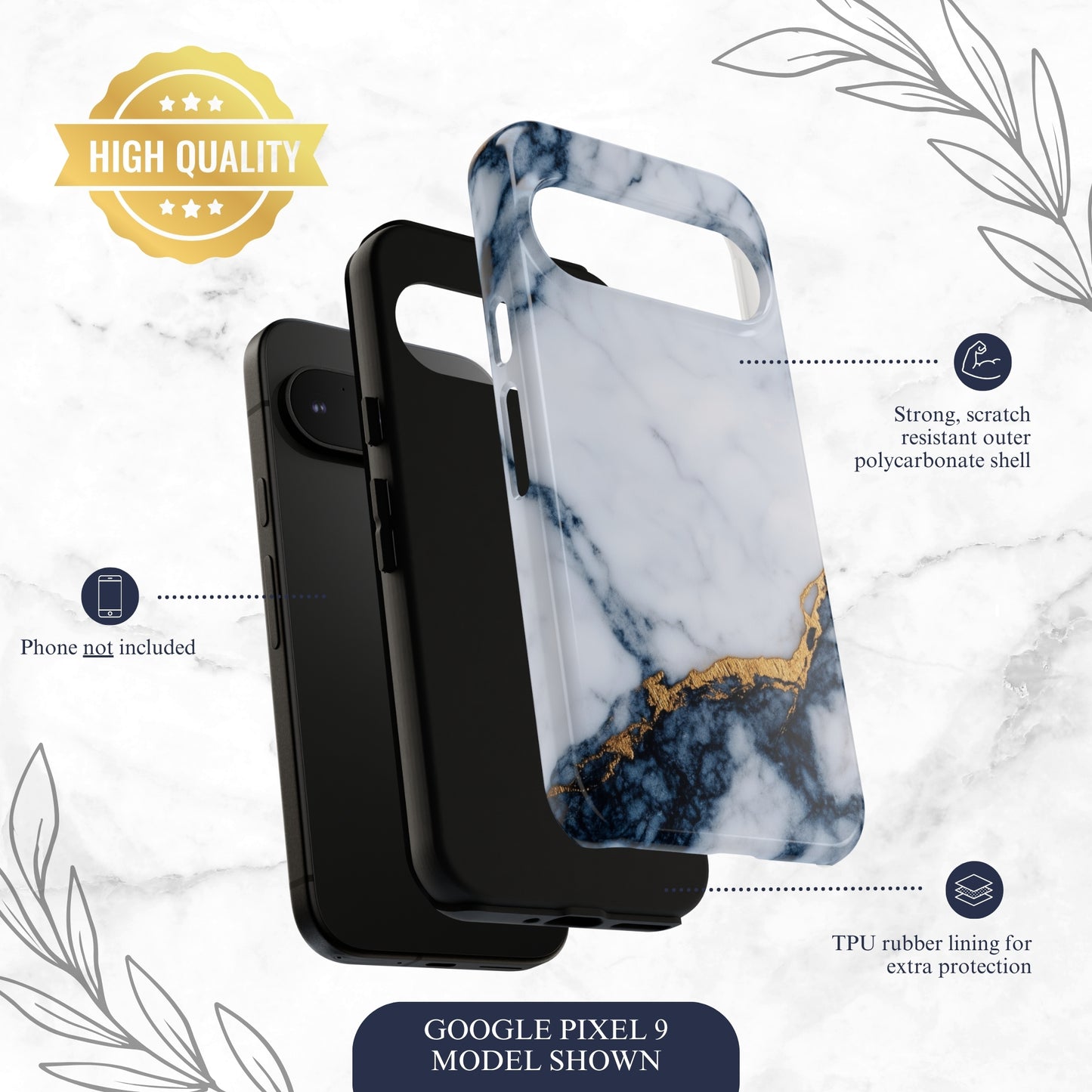 Azure Alloy - Google Pixel Case Phone Case-aesthetic phone case-shockproof phone case-cute phone case-designer phone case-elegant phone case-luxury phone case-phone accessories-fashion accessory