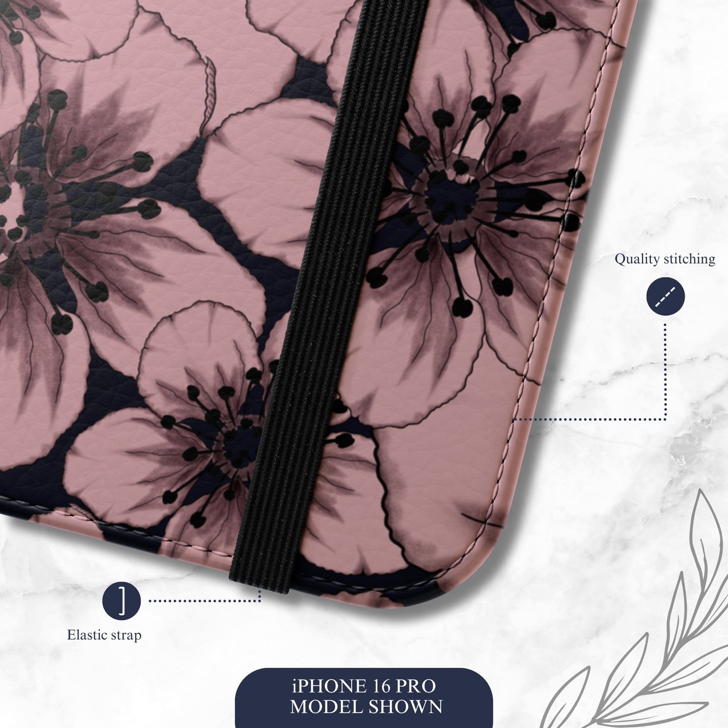 Feudal Beauty - iPhone Flip Case Wallet, Leather Folio Case Phone Case-aesthetic phone case-shockproof phone case-cute phone case-designer phone case-elegant phone case-luxury phone case-phone accessories-fashion accessory