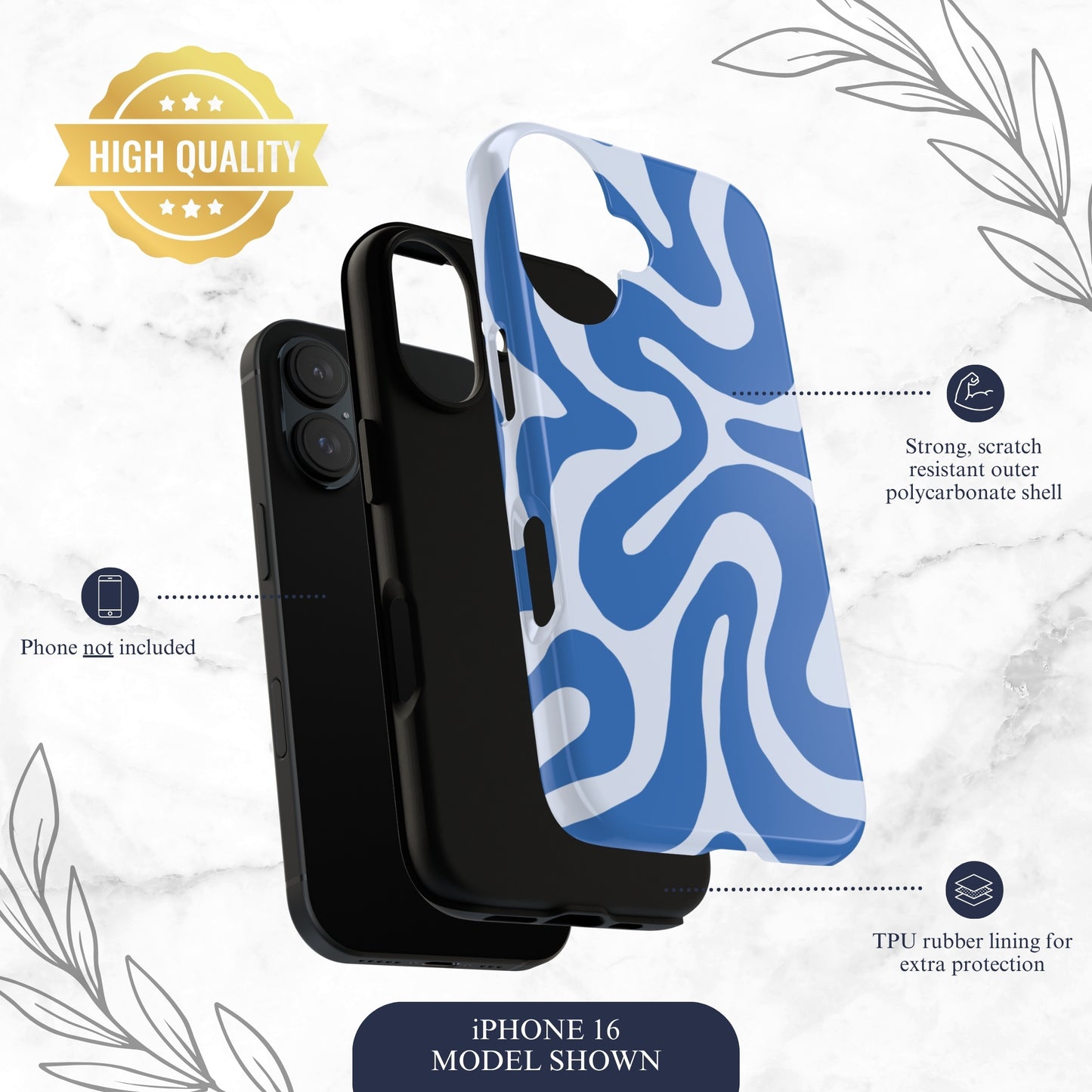 Daydream - iPhone Case Phone Case-aesthetic phone case-shockproof phone case-cute phone case-designer phone case-elegant phone case-luxury phone case-phone accessories-fashion accessory