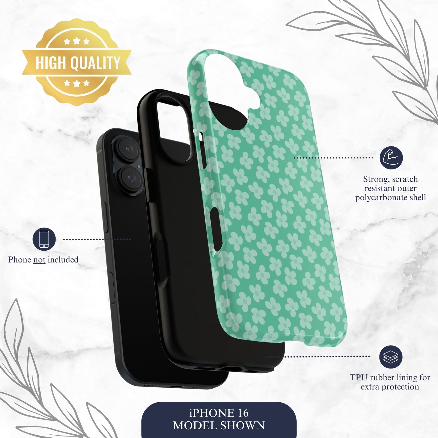 Dewdrop - iPhone Case Phone Case-aesthetic phone case-shockproof phone case-cute phone case-designer phone case-elegant phone case-luxury phone case-phone accessories-fashion accessory