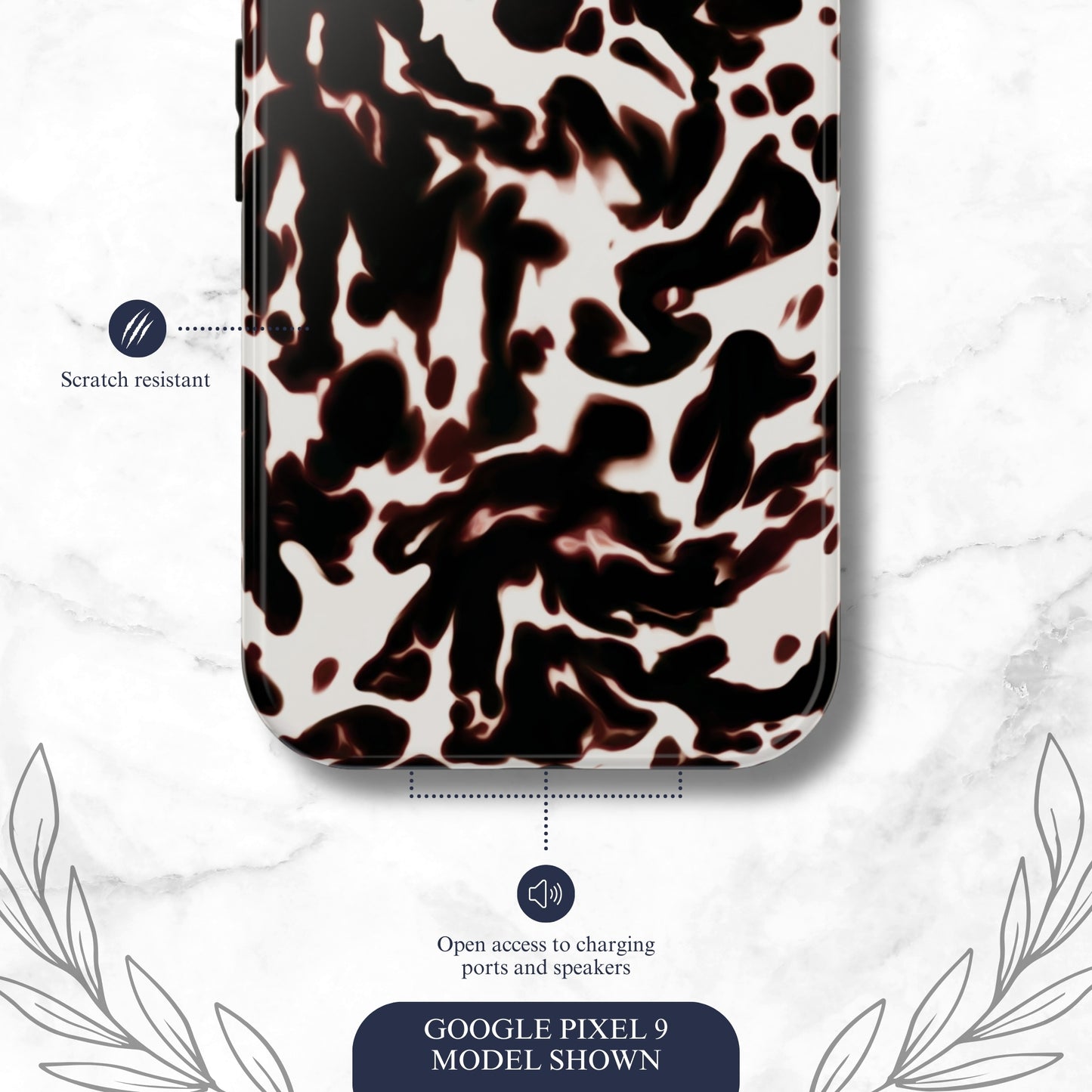 Dark Cocoa - Google Pixel Case Phone Case-aesthetic phone case-shockproof phone case-cute phone case-designer phone case-elegant phone case-luxury phone case-phone accessories-fashion accessory