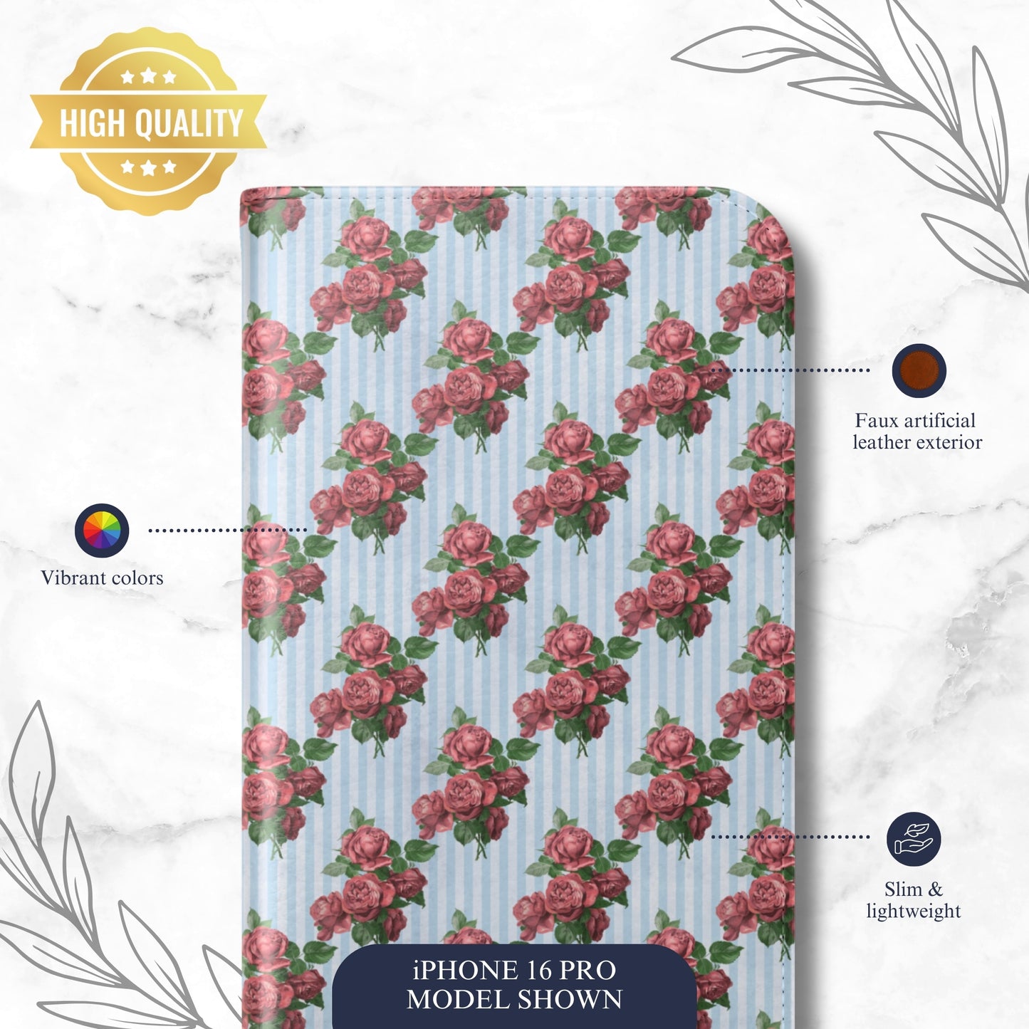 Something Subtle - iPhone Flip Case Wallet, Leather Folio Case Phone Case-aesthetic phone case-shockproof phone case-cute phone case-designer phone case-elegant phone case-luxury phone case-phone accessories-fashion accessory