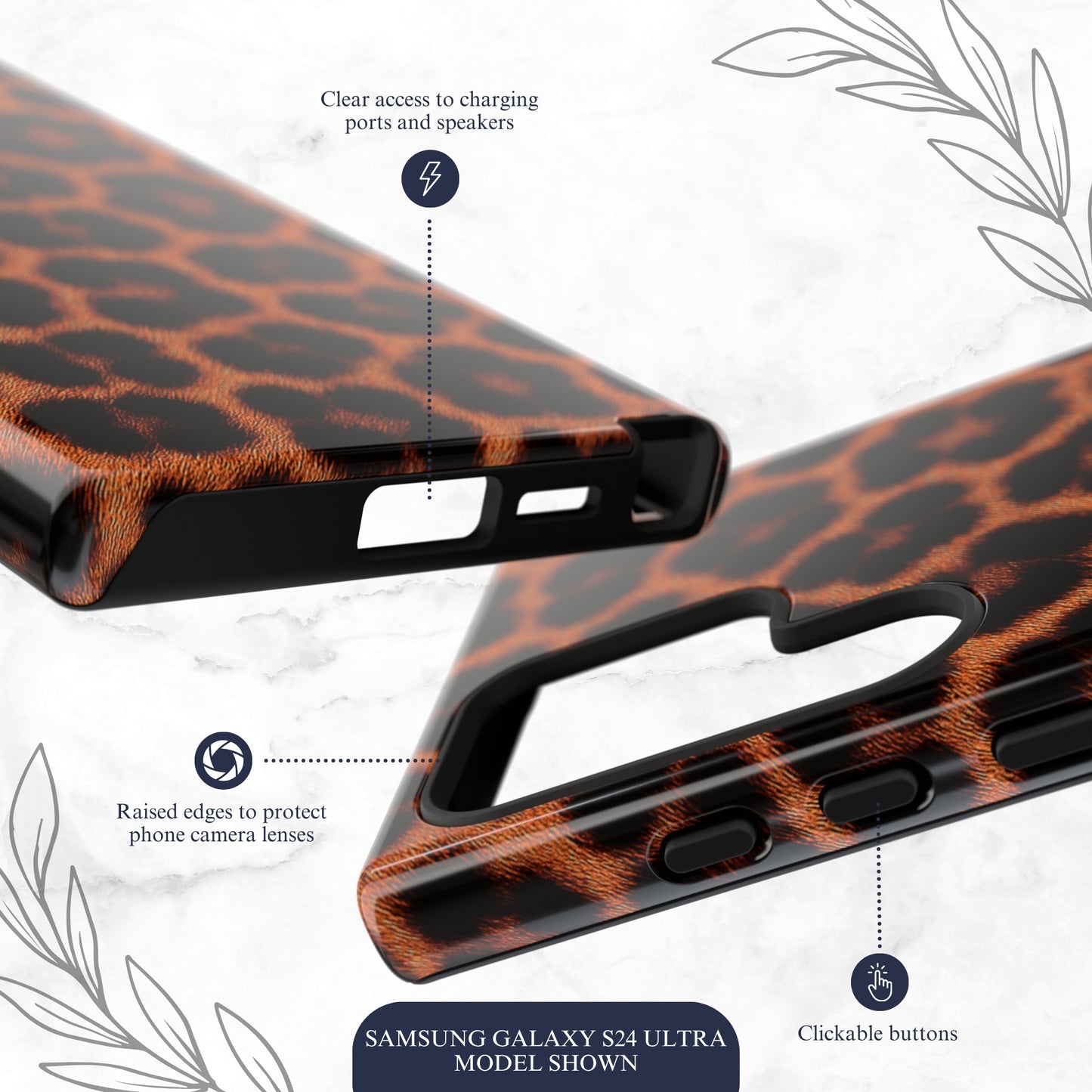 Animal Allure - Samsung Galaxy Case Phone Case-aesthetic phone case-shockproof phone case-cute phone case-designer phone case-elegant phone case-luxury phone case-phone accessories-fashion accessory