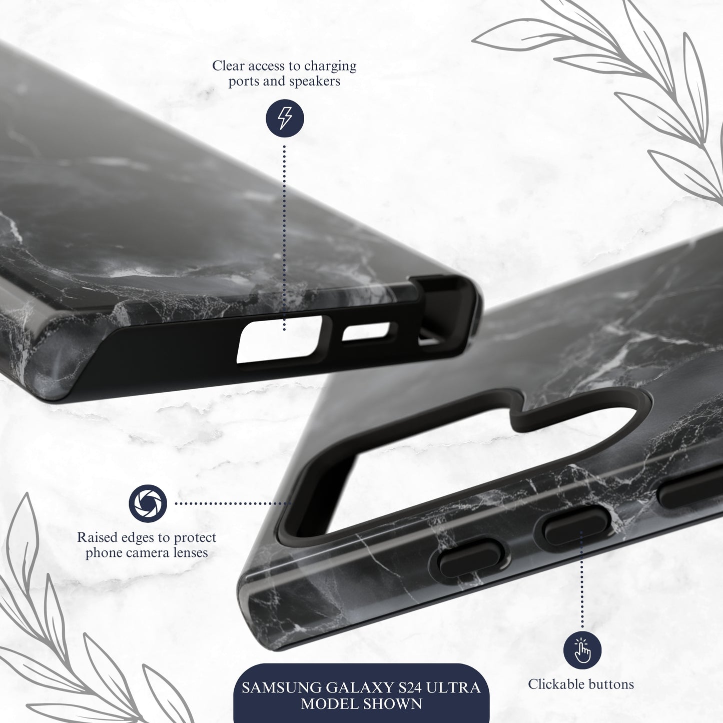Obsidian - Samsung Galaxy Case Phone Case-aesthetic phone case-shockproof phone case-cute phone case-designer phone case-elegant phone case-luxury phone case-phone accessories-fashion accessory