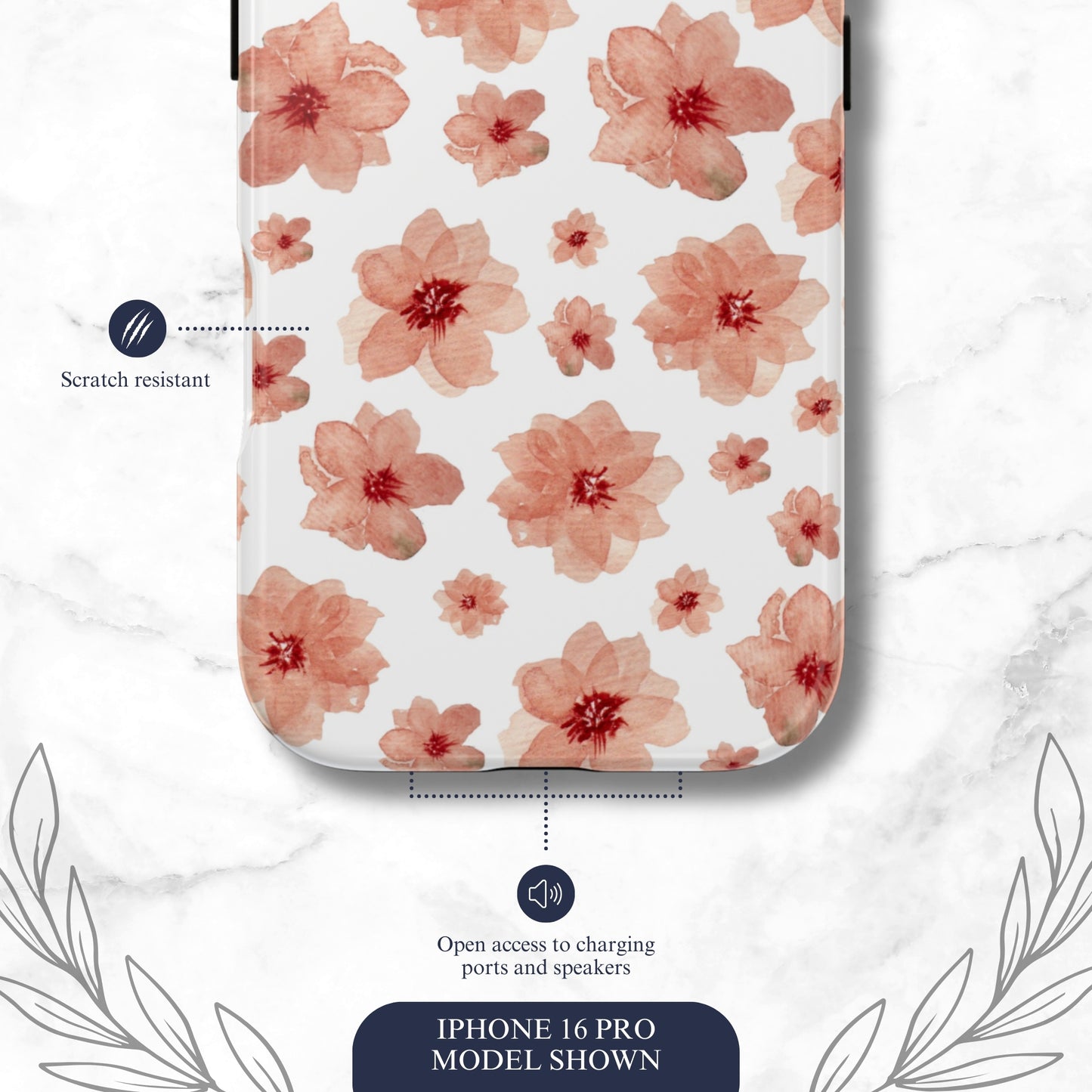 Rosewater - iPhone Case Phone Case-aesthetic phone case-shockproof phone case-cute phone case-designer phone case-elegant phone case-luxury phone case-phone accessories-fashion accessory