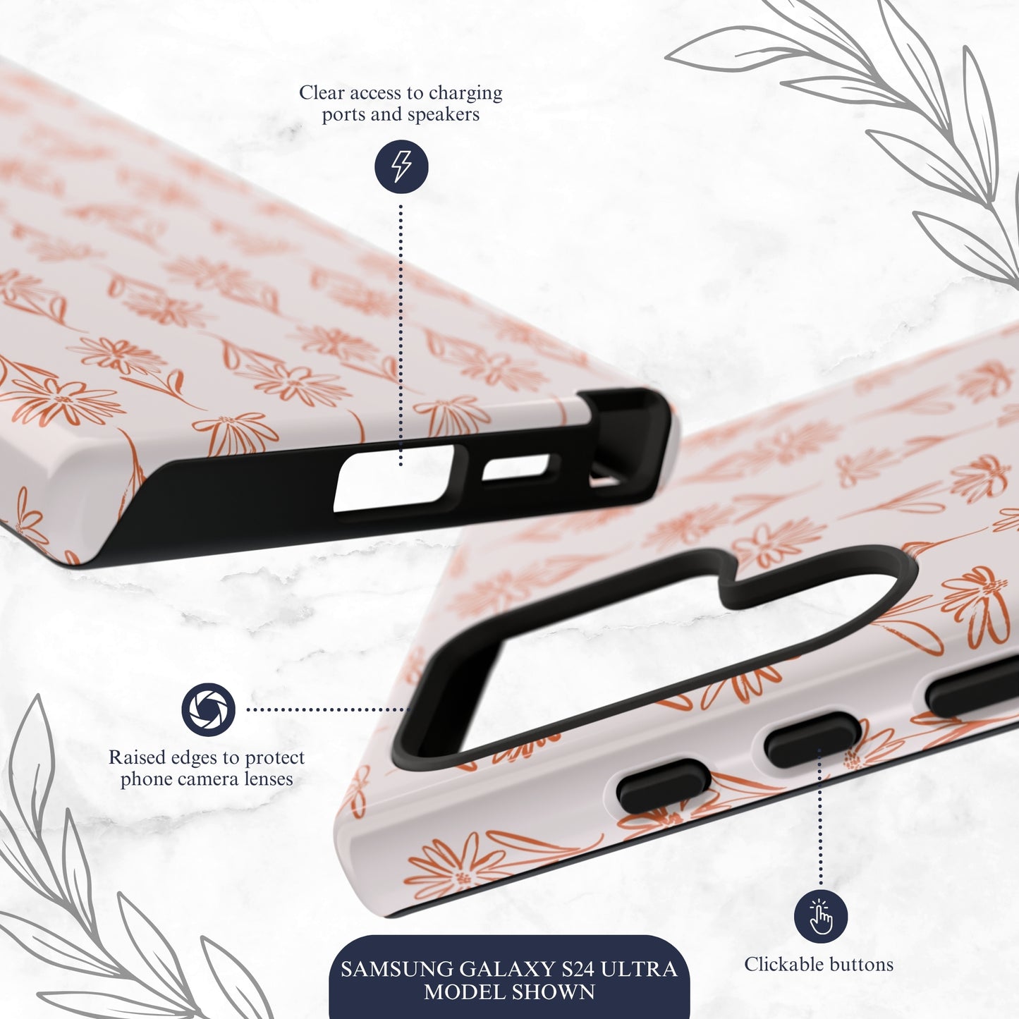Terracotta - Samsung Galaxy Case Phone Case-aesthetic phone case-shockproof phone case-cute phone case-designer phone case-elegant phone case-luxury phone case-phone accessories-fashion accessory