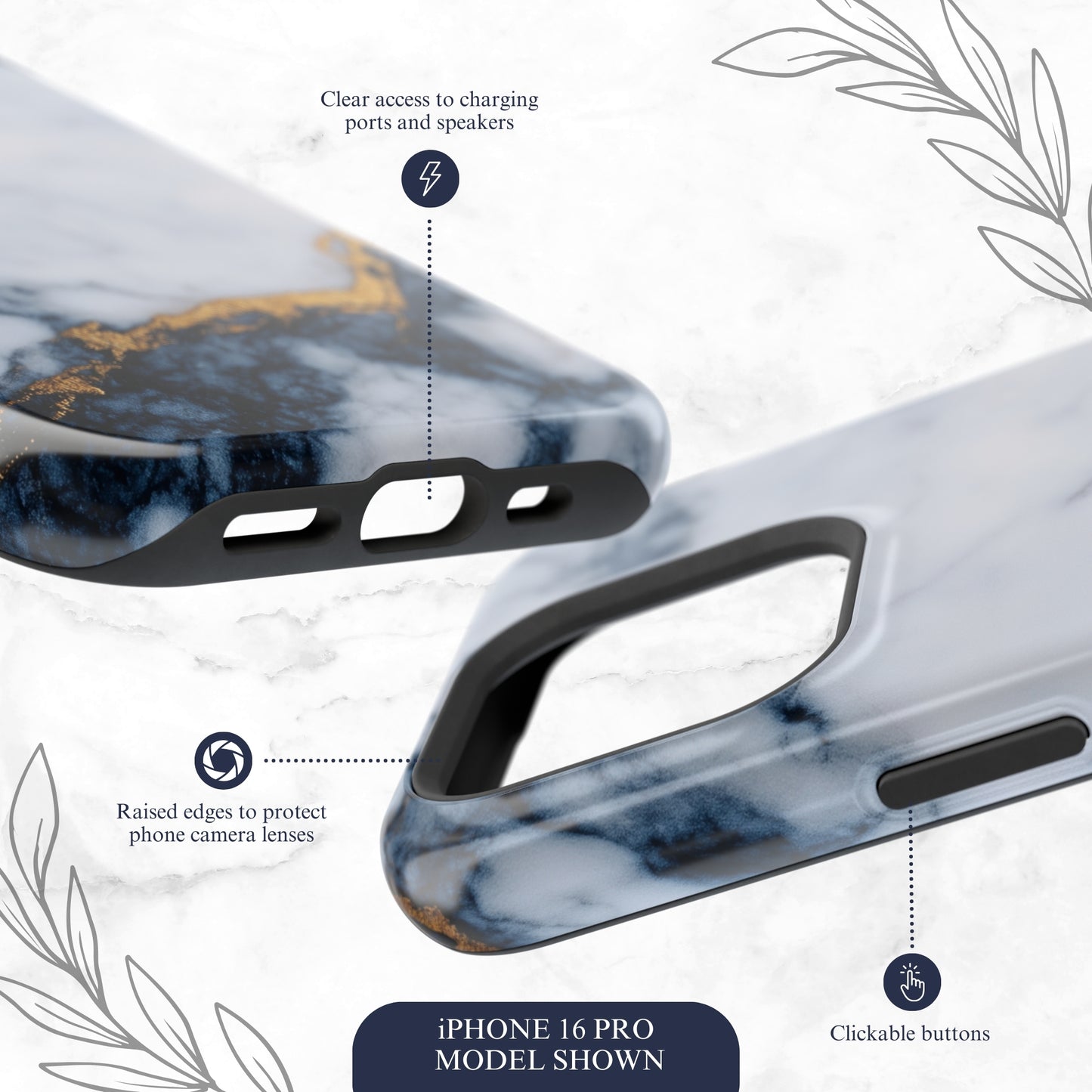 Azure Alloy - Magsafe iPhone Case Phone Case-aesthetic phone case-shockproof phone case-cute phone case-designer phone case-elegant phone case-luxury phone case-phone accessories-fashion accessory