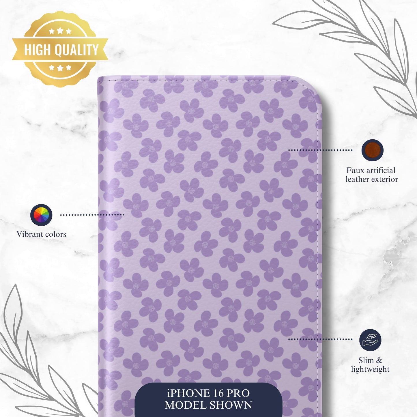 Inspiration - iPhone Flip Case Wallet, Leather Folio Case Phone Case-aesthetic phone case-shockproof phone case-cute phone case-designer phone case-elegant phone case-luxury phone case-phone accessories-fashion accessory