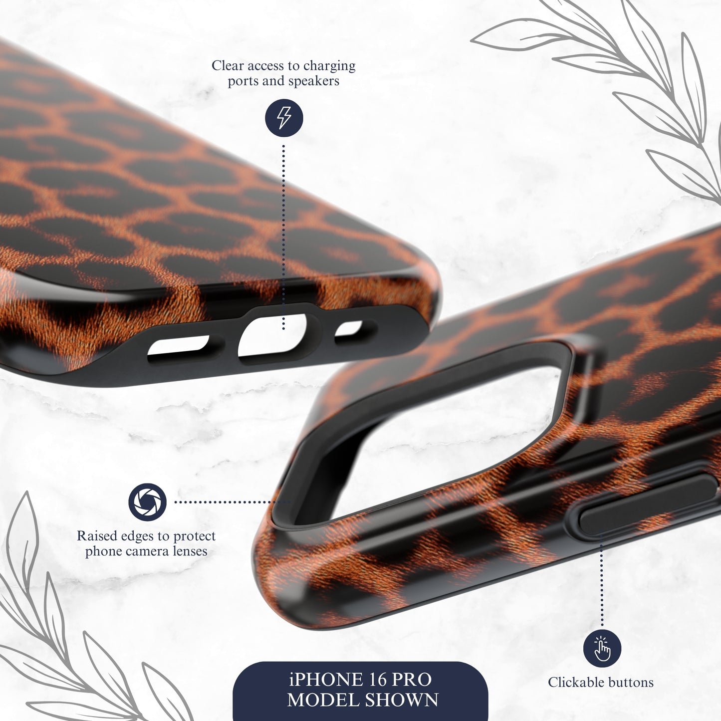Animal Allure - Magsafe iPhone Case Phone Case-aesthetic phone case-shockproof phone case-cute phone case-designer phone case-elegant phone case-luxury phone case-phone accessories-fashion accessory