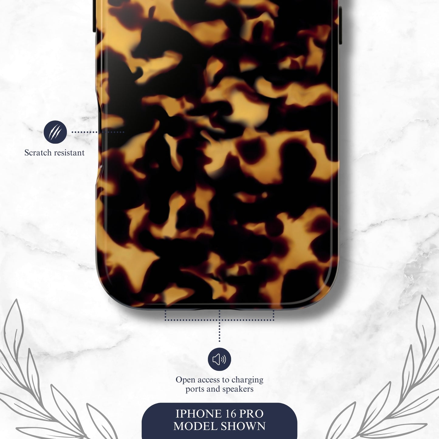 Burnt Honey - iPhone Case Phone Case-aesthetic phone case-shockproof phone case-cute phone case-designer phone case-elegant phone case-luxury phone case-phone accessories-fashion accessory