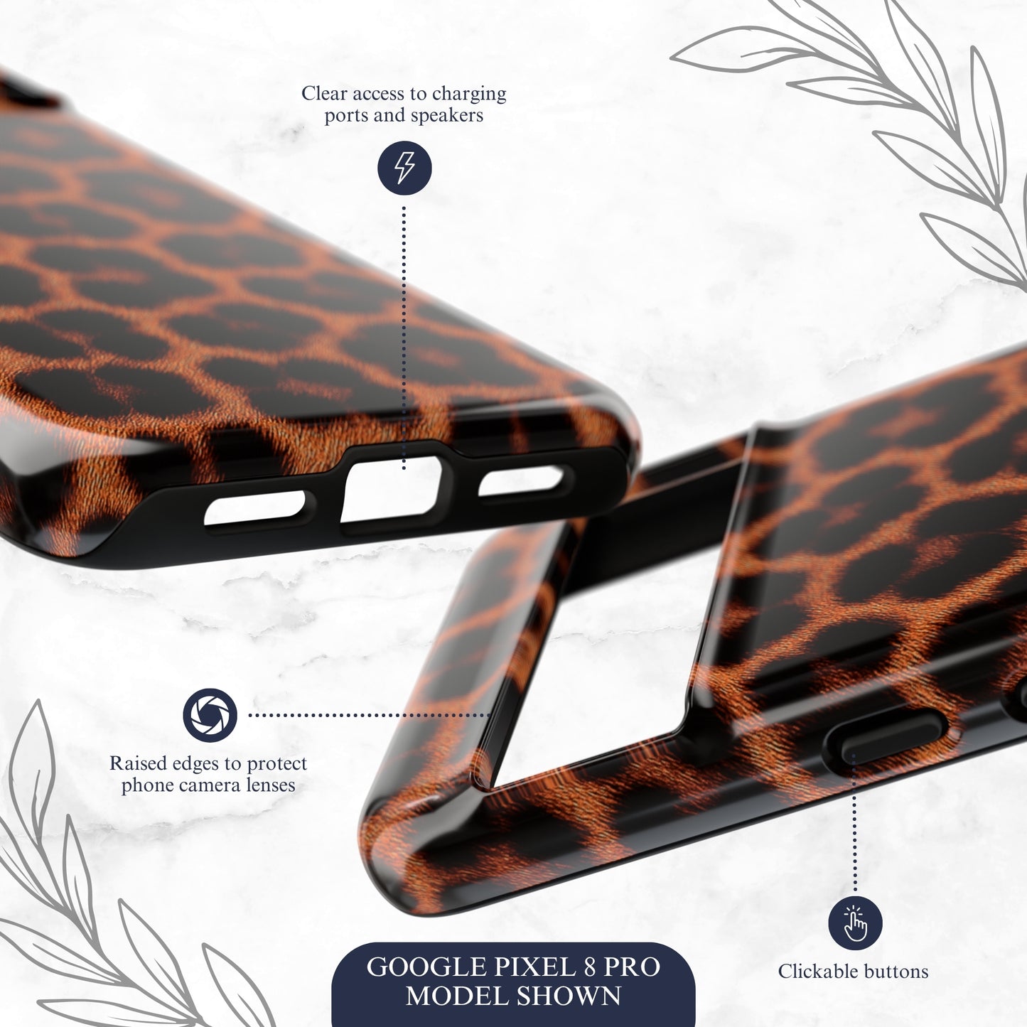 Animal Allure - Google Pixel Case Phone Case-aesthetic phone case-shockproof phone case-cute phone case-designer phone case-elegant phone case-luxury phone case-phone accessories-fashion accessory
