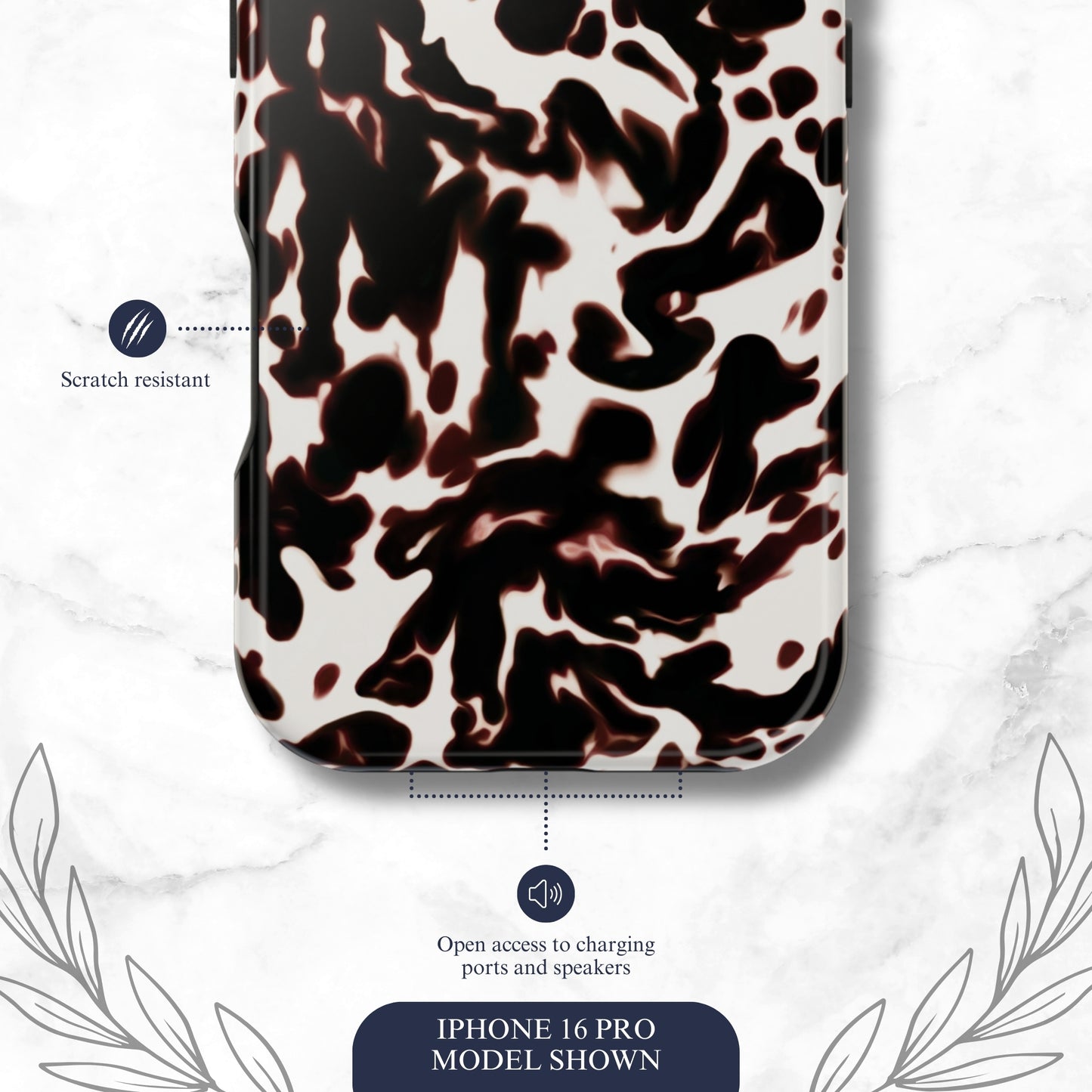 Dark Cocoa - Magsafe iPhone Case Phone Case-aesthetic phone case-shockproof phone case-cute phone case-designer phone case-elegant phone case-luxury phone case-phone accessories-fashion accessory