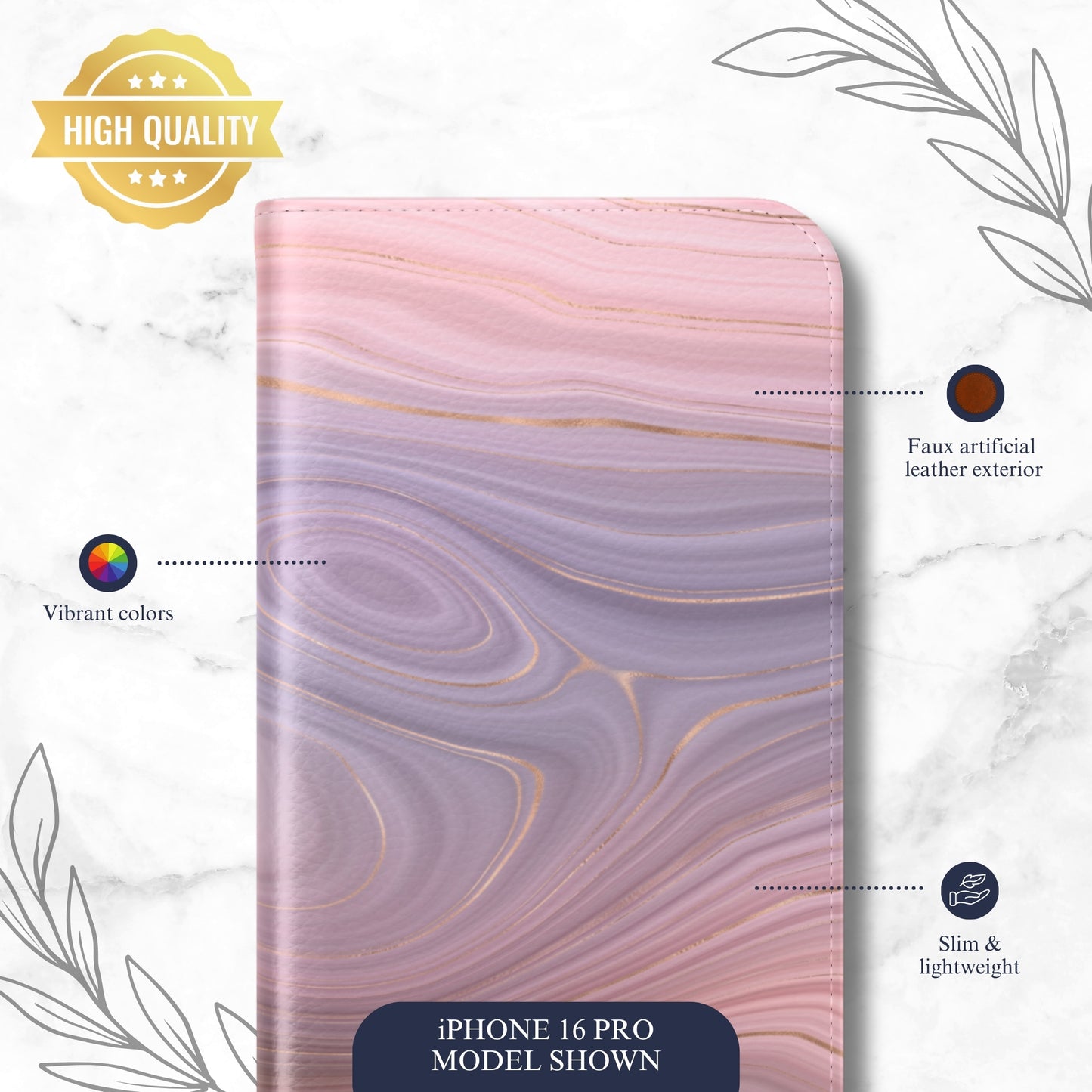 Awakened - iPhone Flip Case Wallet, Leather Folio Case Phone Case-aesthetic phone case-shockproof phone case-cute phone case-designer phone case-elegant phone case-luxury phone case-phone accessories-fashion accessory