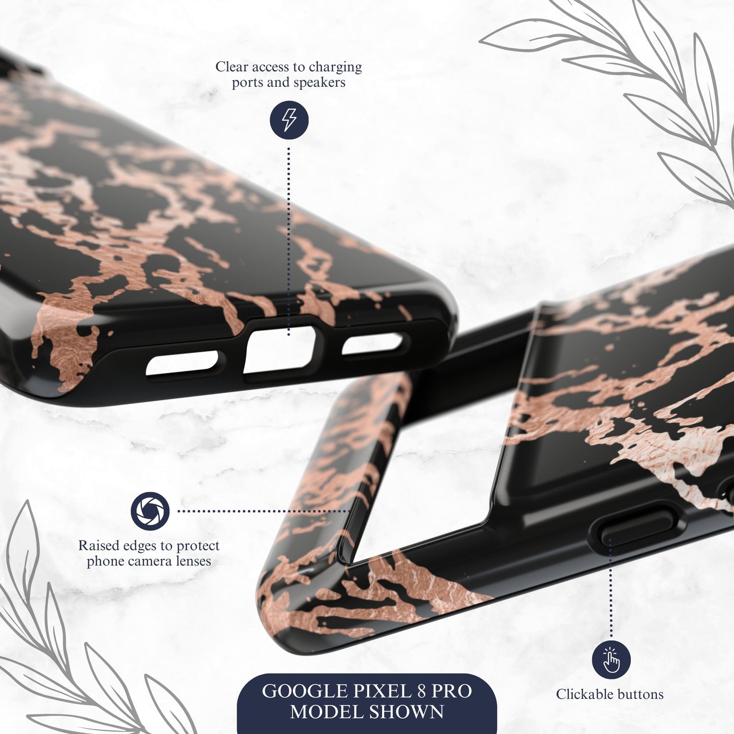 Molten Luxe - Google Pixel Case Phone Case-aesthetic phone case-shockproof phone case-cute phone case-designer phone case-elegant phone case-luxury phone case-phone accessories-fashion accessory
