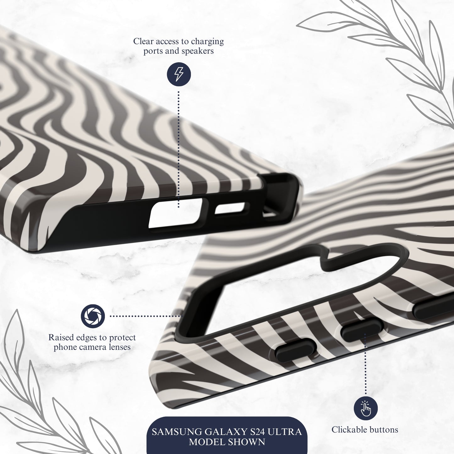 Wild Stride - Samsung Galaxy Case Phone Case-aesthetic phone case-shockproof phone case-cute phone case-designer phone case-elegant phone case-luxury phone case-phone accessories-fashion accessory